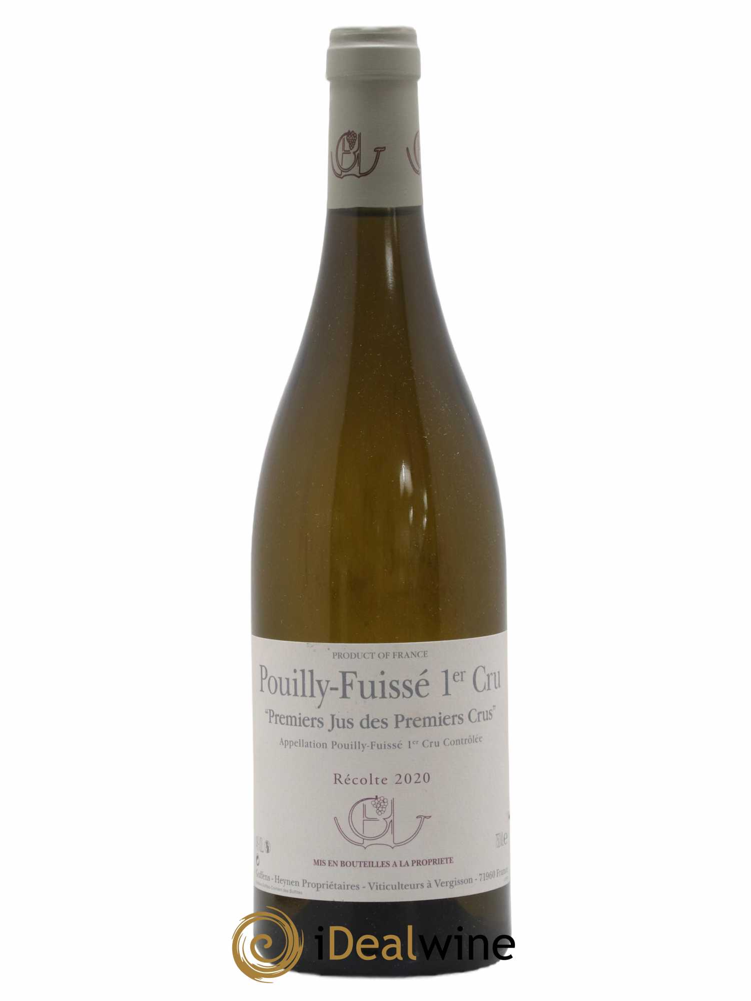 Pouilly-Fuissé 1er Cru Premiers Jus des Premiers Crus Guffens Heynen 2020 - Lot de 1 bouteille - 0