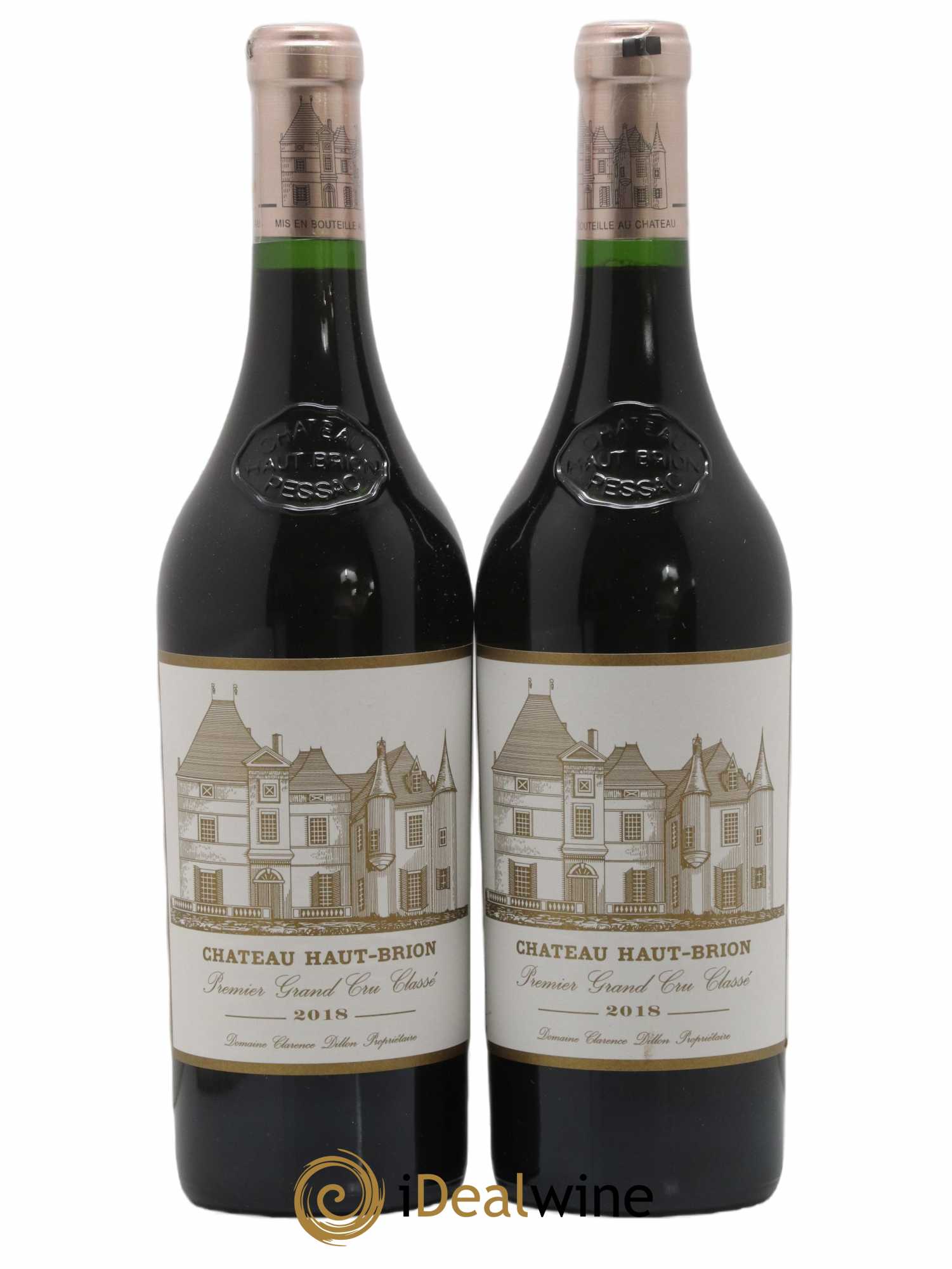 Château Haut Brion 1er Grand Cru Classé 2018 - Lot de 2 bouteilles - 0