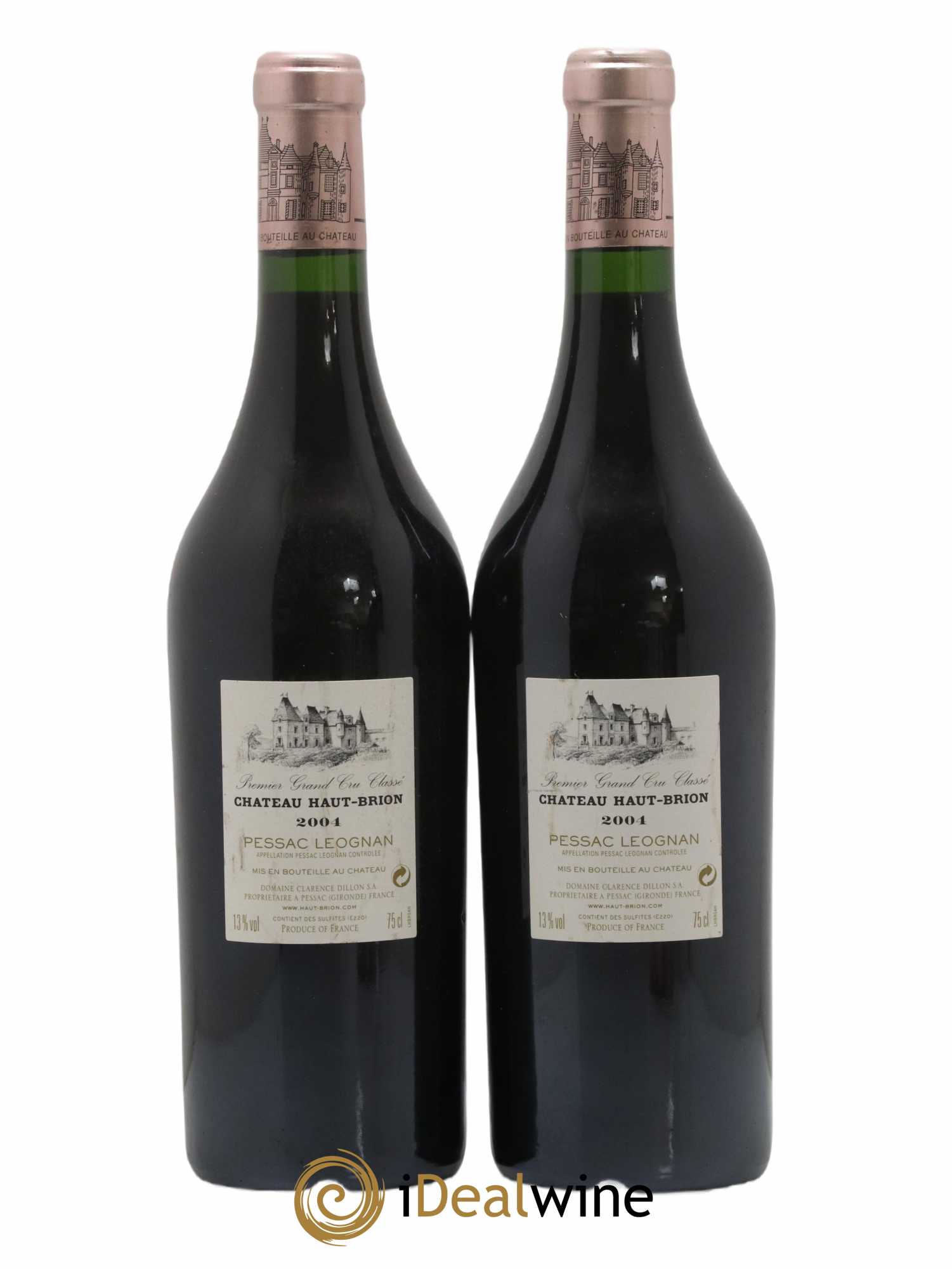 Château Haut Brion 1er Grand Cru Classé 2004 - Lot of 2 bottles - 1