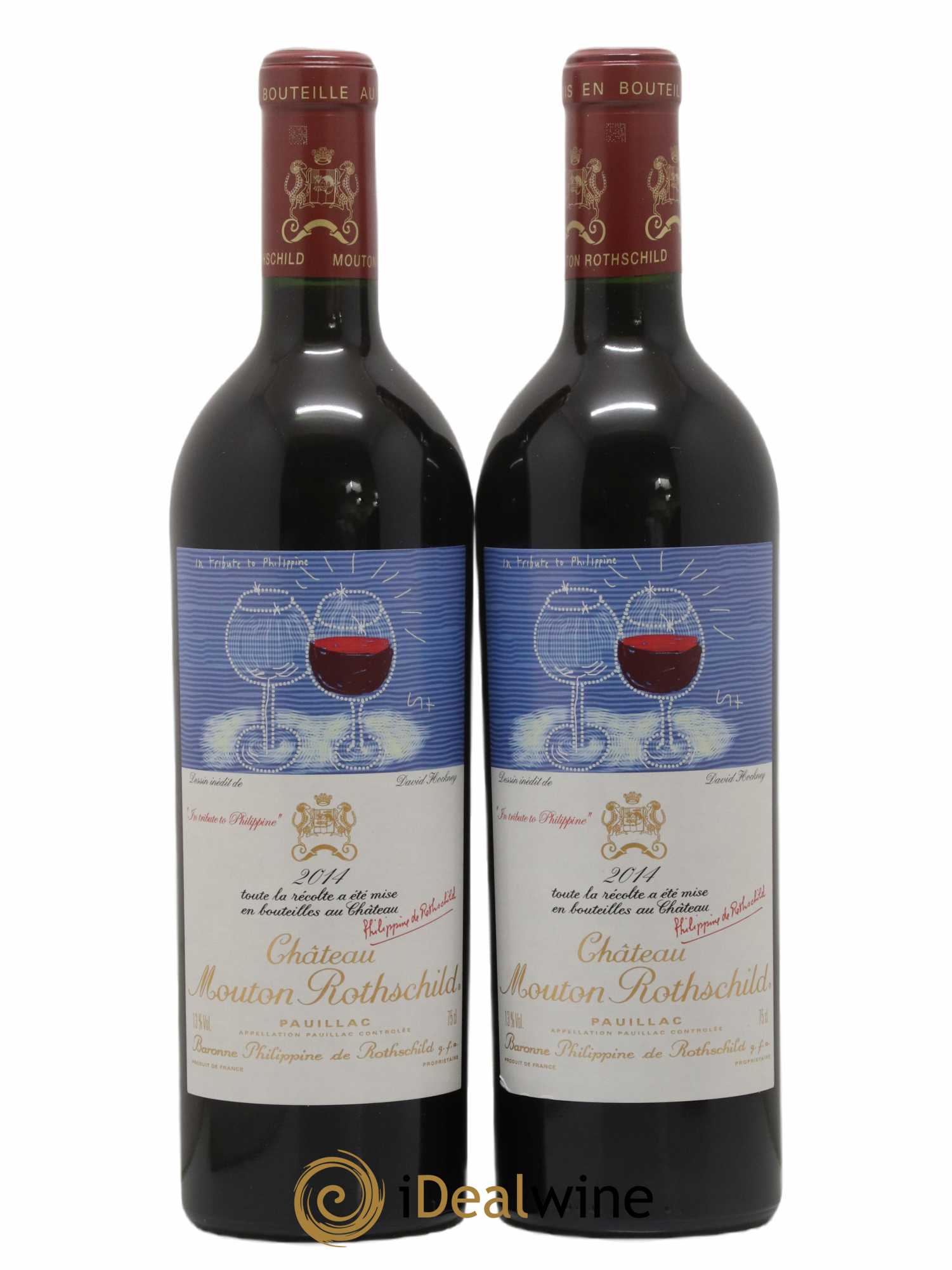 Château Mouton Rothschild 1er Grand Cru Classé 2014 - Lot of 2 bottles - 0