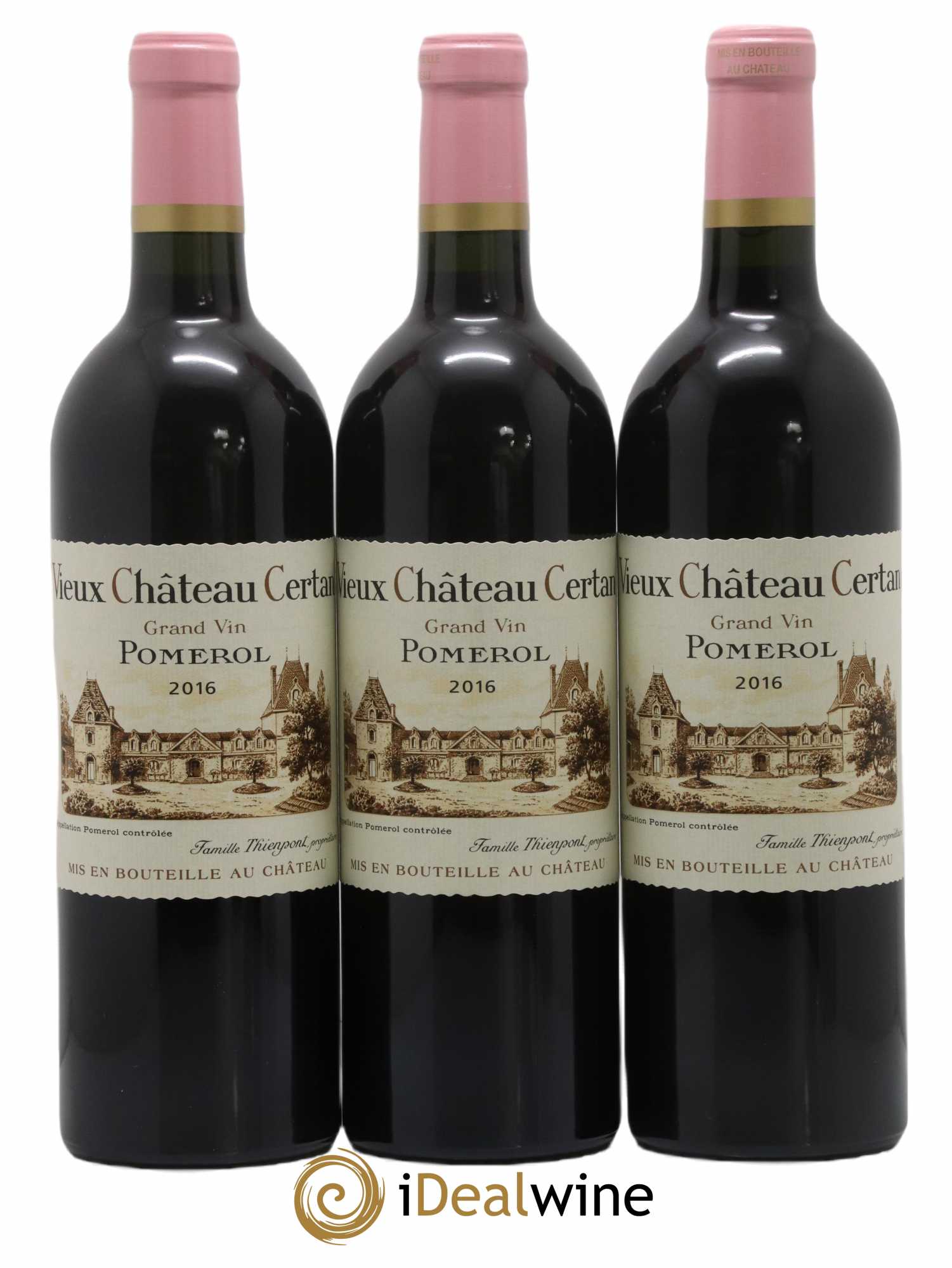 Vieux Château Certan 2016 - Lot de 3 bouteilles - 0