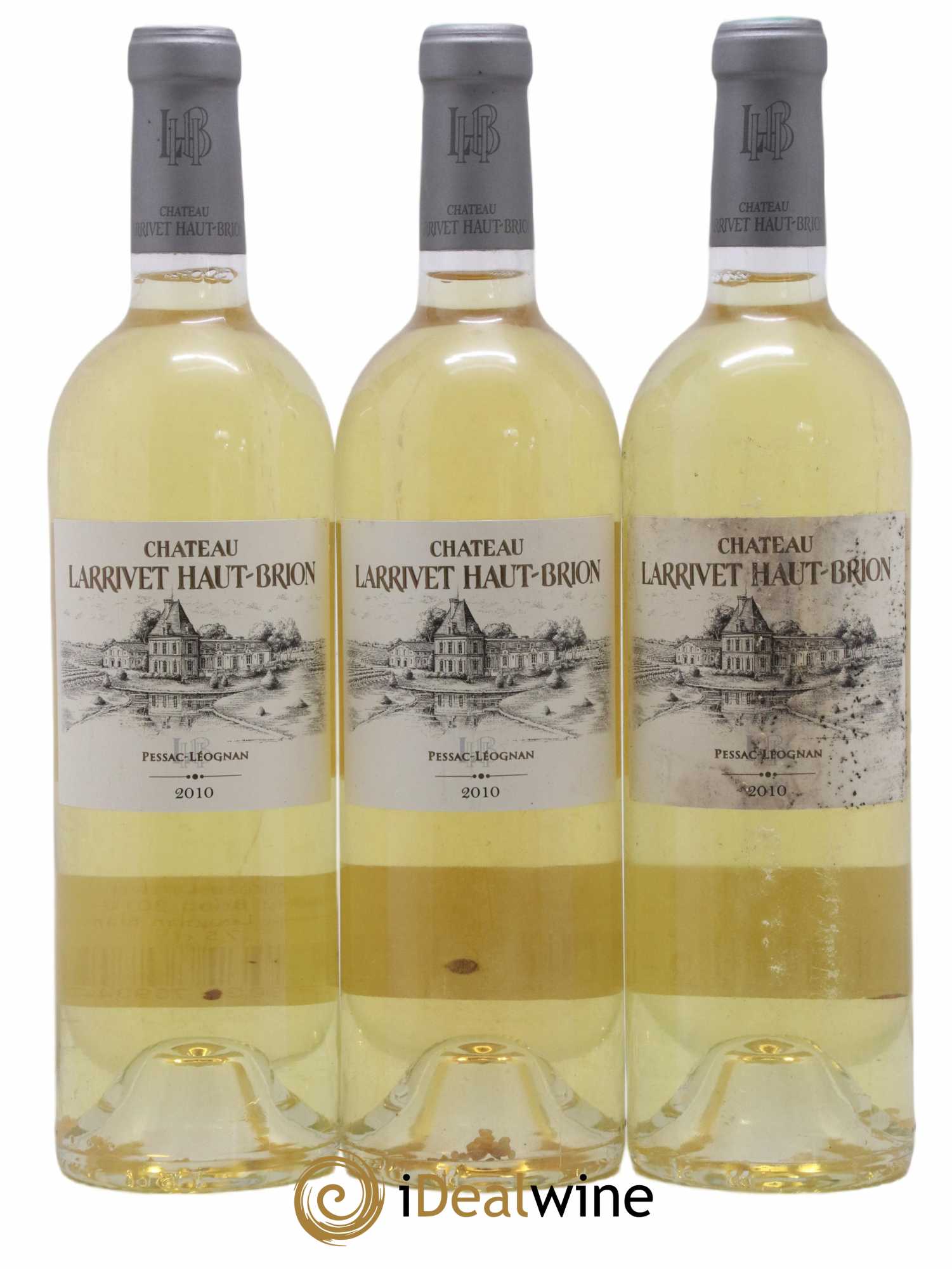 Château Larrivet Haut-Brion 2010 - Lot de 3 bouteilles - 0