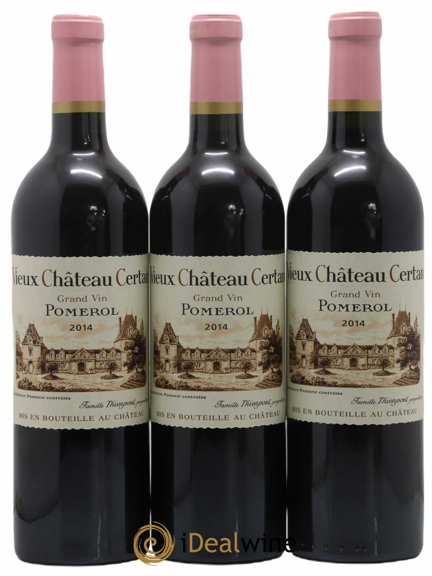 Vieux Château Certan 2014 - Lot de 3 bouteilles - 0
