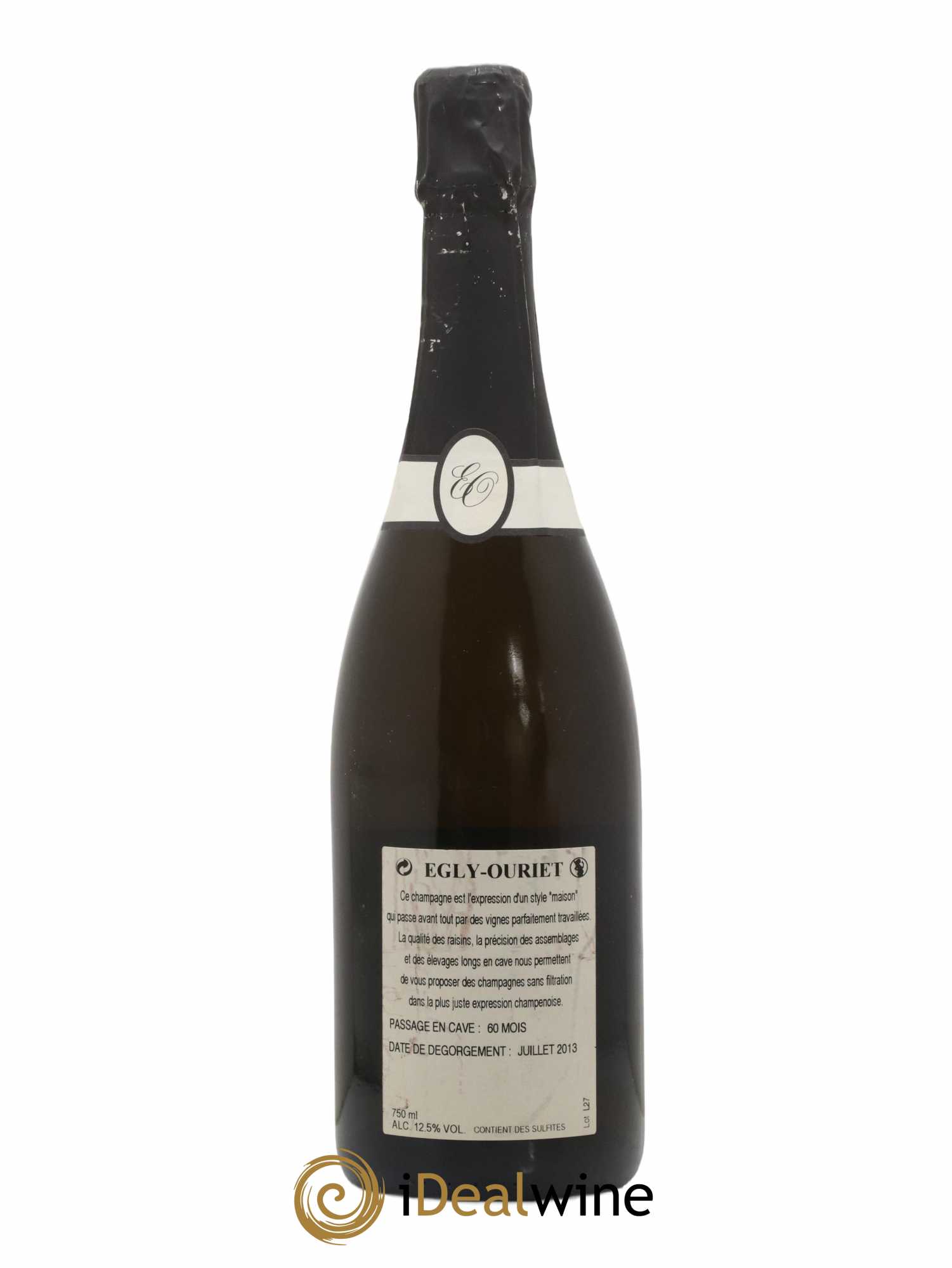 Blanc de Noirs Vieilles Vignes Egly-Ouriet - Lot de 1 bouteille - 1