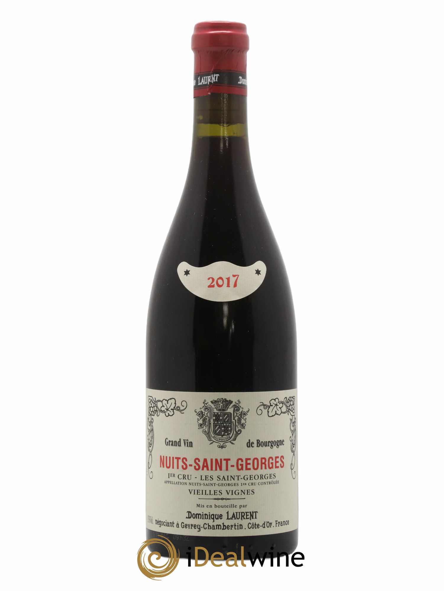 Nuits-Saint-Georges 1er Cru Les Saints Georges Vieilles Vignes Dominique Laurent 2017 - Lot de 1 bouteille - 0