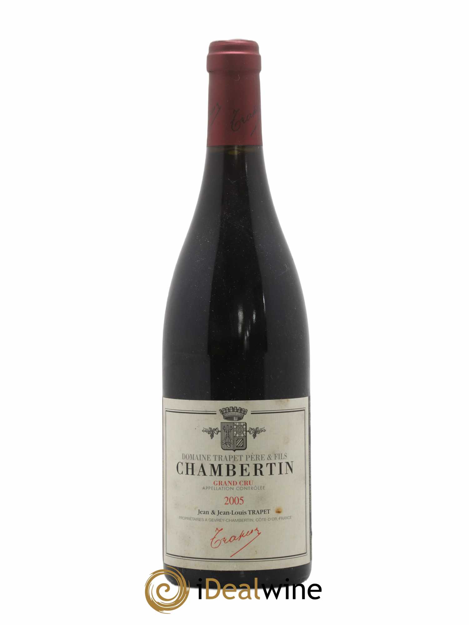 Chambertin Grand Cru Domaine Trapet 2005 - Lot de 1 bouteille - 0