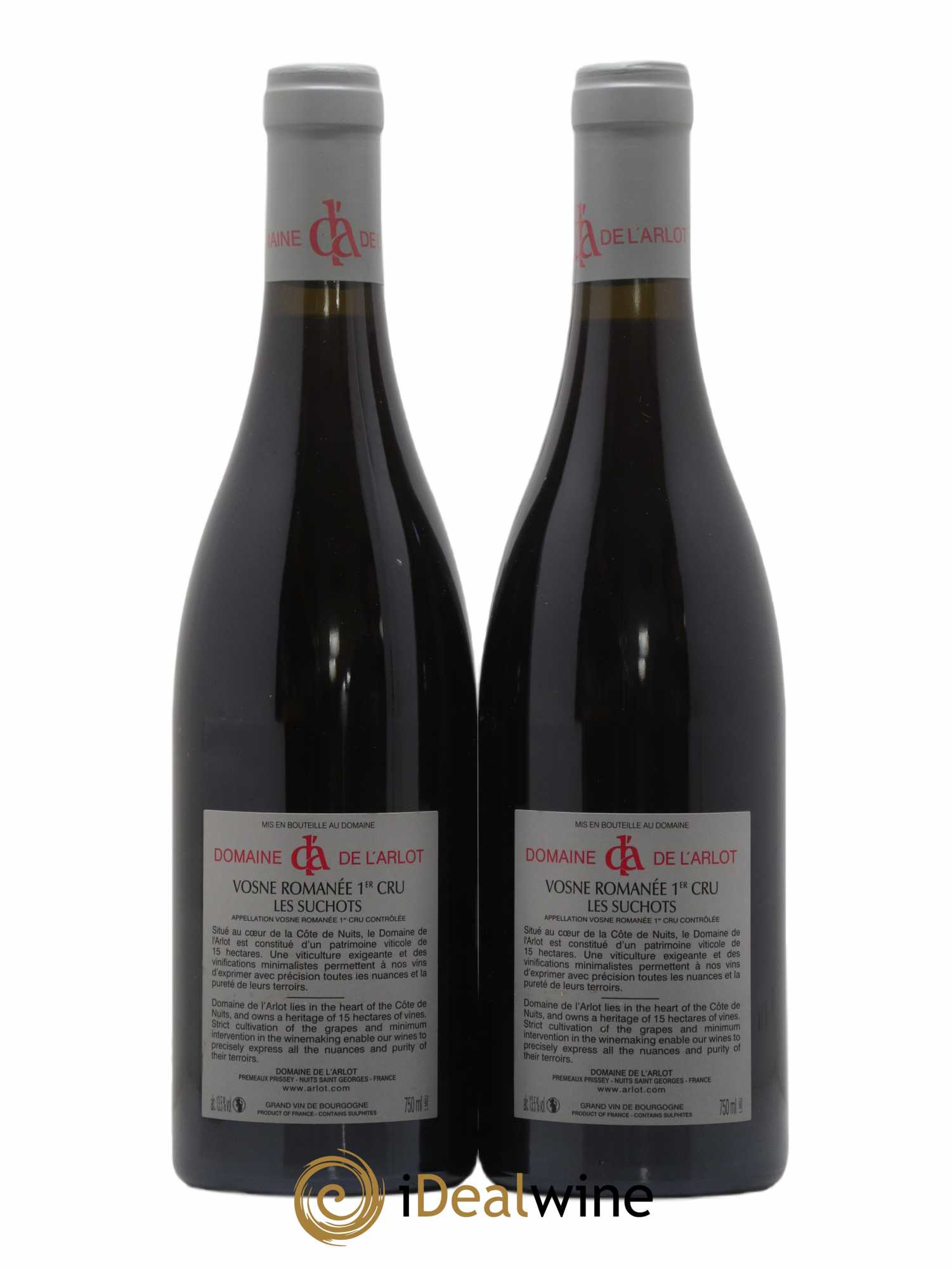 Vosne-Romanée 1er Cru Les Suchots Domaine de l'Arlot 2017 - Lot de 2 bouteilles - 1