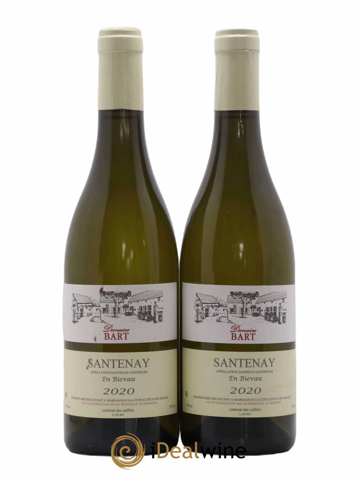 Santenay En Bievau Bart 2020 - Lot de 2 bouteilles - 0