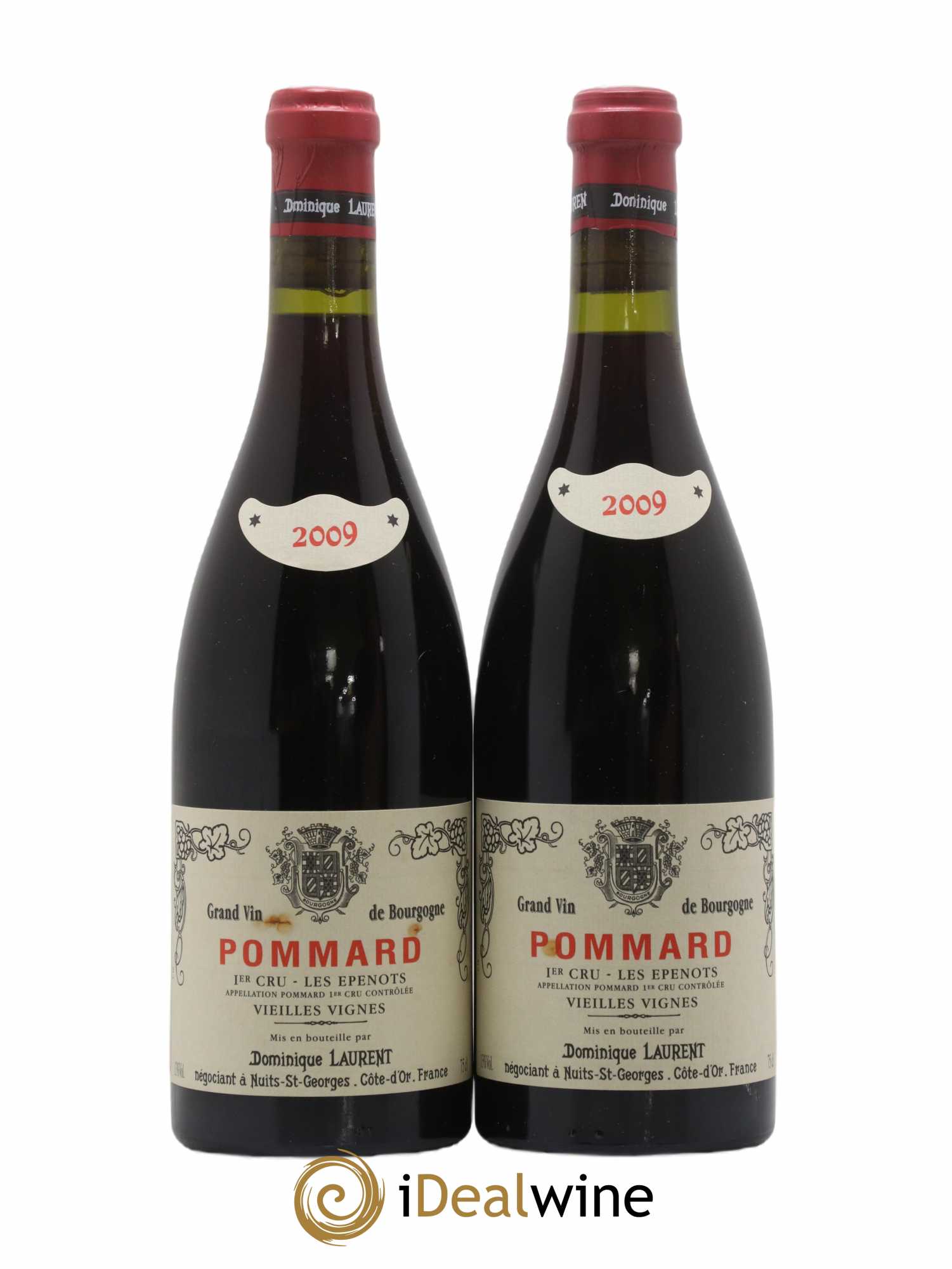 Pommard 1er Cru Les Epenots Dominique Laurent Vielles Vignes 2009 - Lot de 2 bouteilles - 0