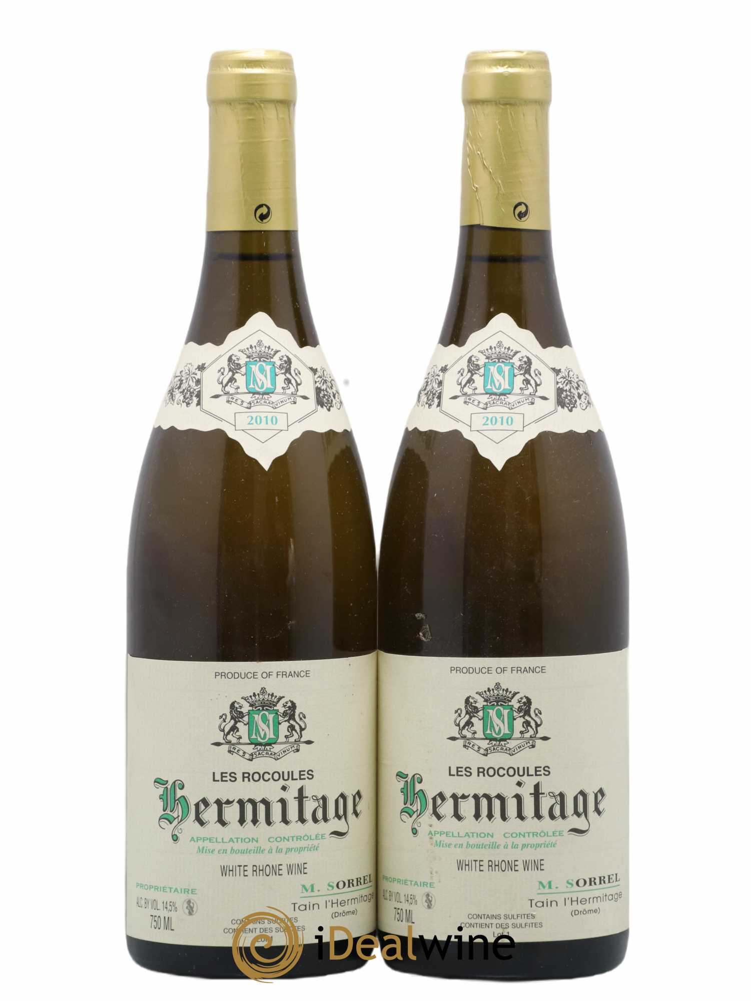 Hermitage Les Rocoules Marc Sorrel 2010 - Lot de 2 bouteilles - 0