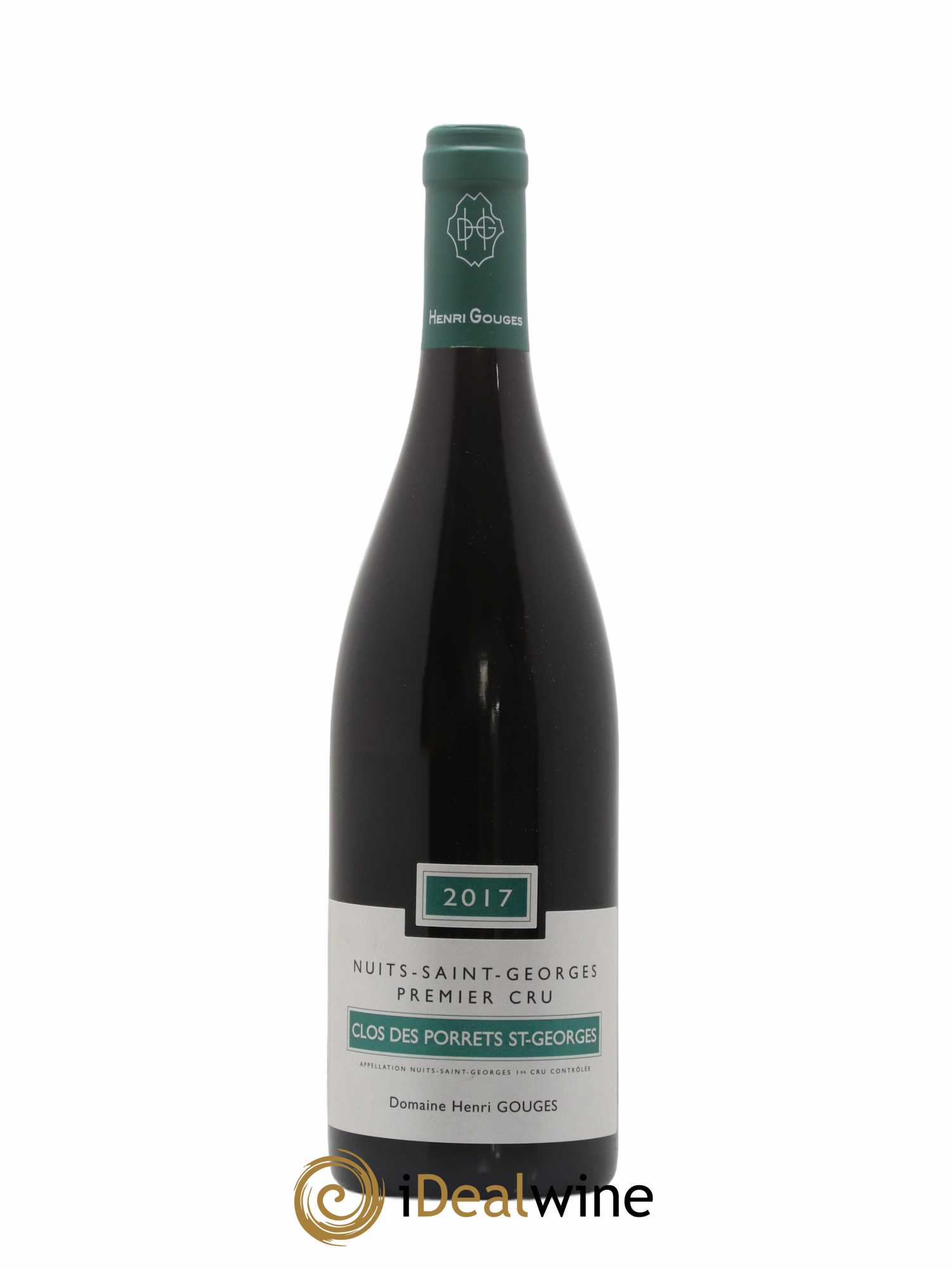 Nuits-Saint-Georges 1er Cru Clos des Porrets St Georges Henri Gouges 2017 - Lot de 1 bouteille - 0