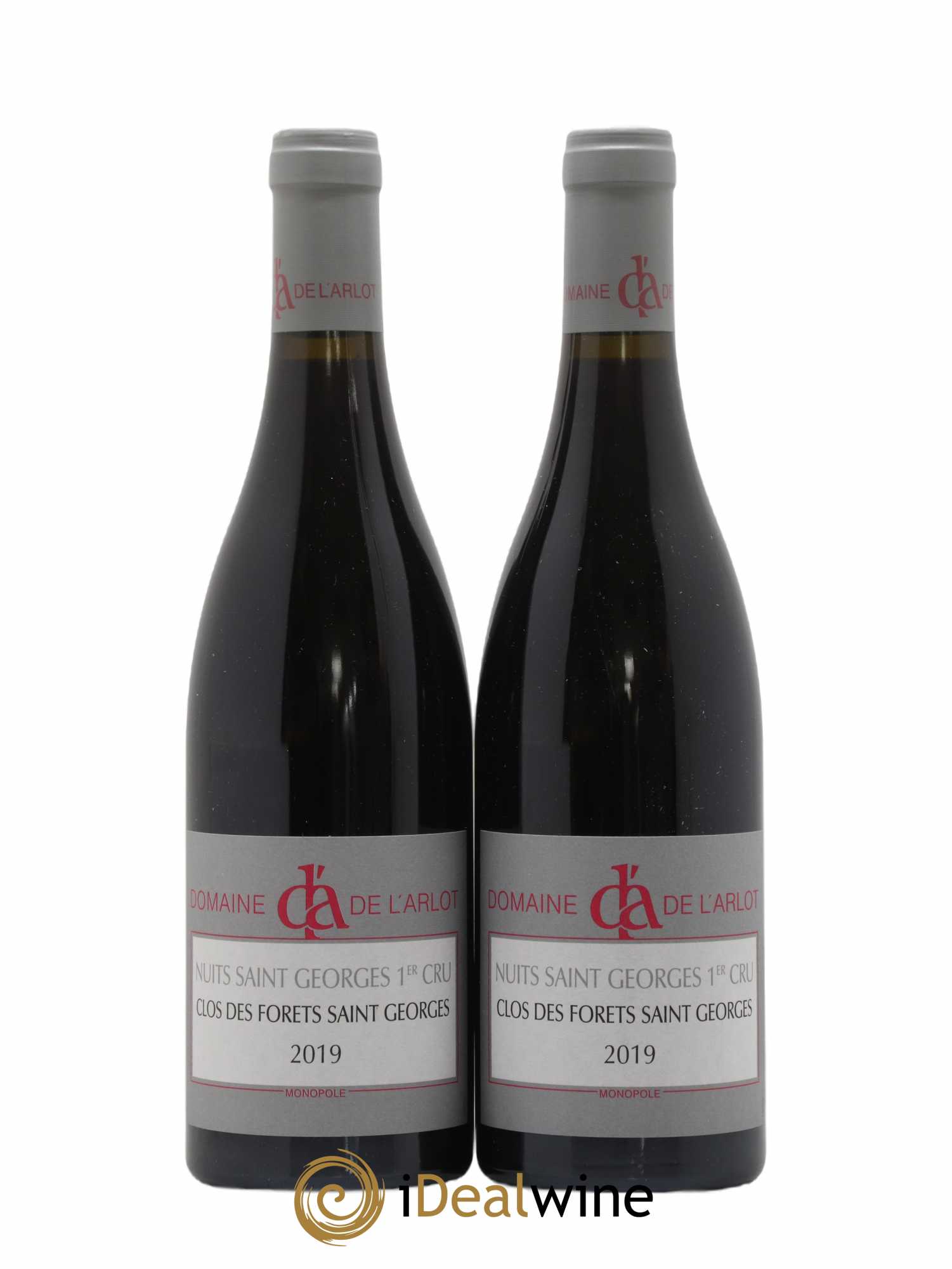 Nuits-Saint-Georges 1er Cru Clos des Forêts Saint-Georges Domaine de l'Arlot 2019 - Lot de 2 bouteilles - 0