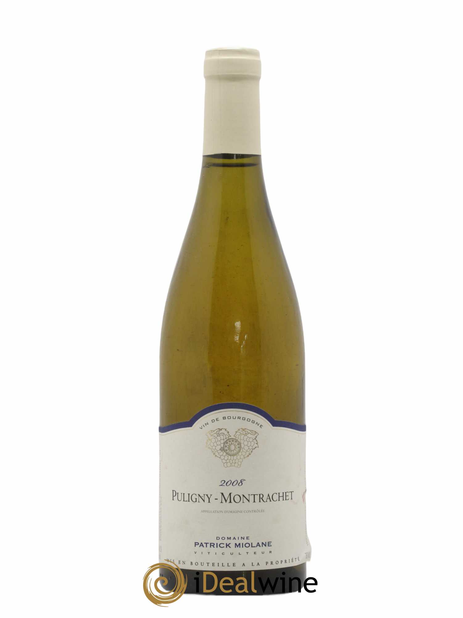 Puligny-Montrachet Patrick Miolane 2008 - Lot de 1 bouteille - 0