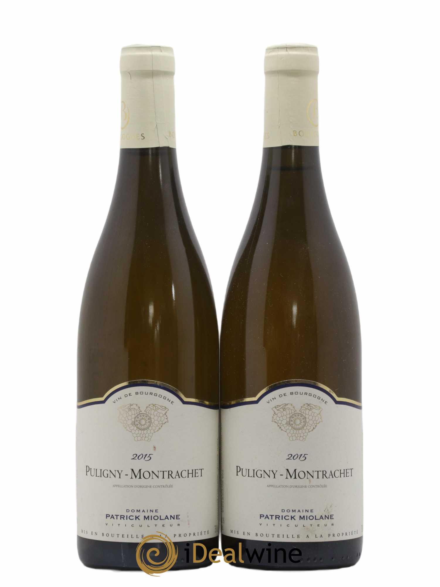 Puligny-Montrachet Patrick Miolane 2015 - Lot de 2 bouteilles - 0