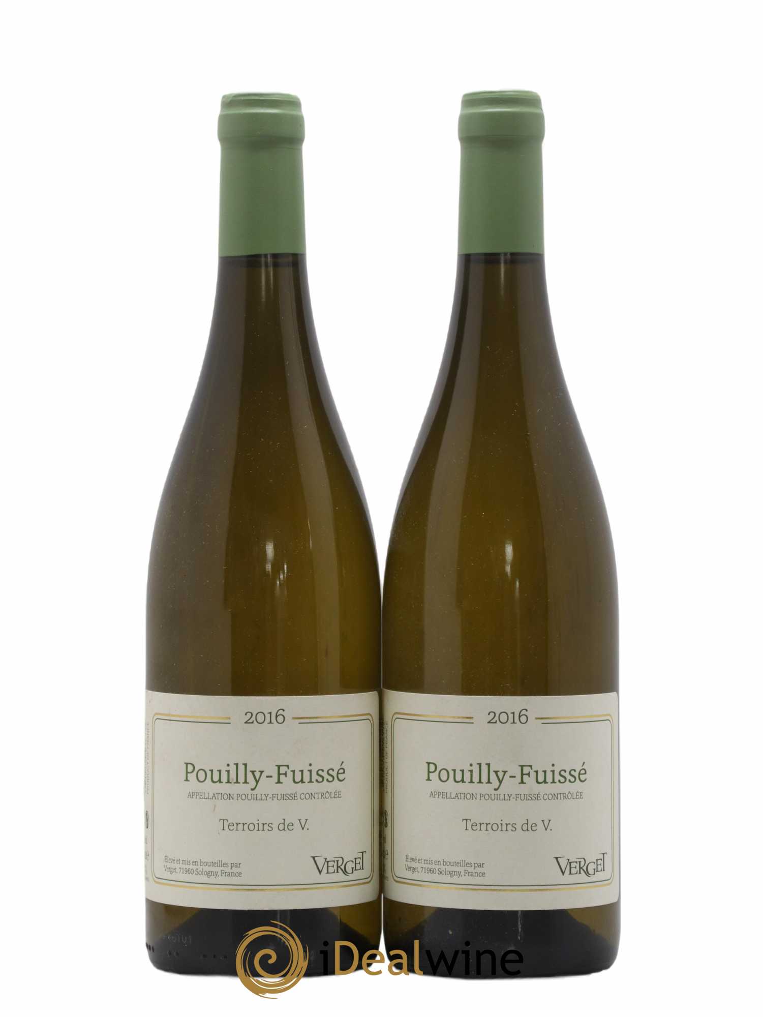 Pouilly-Fuissé Terroirs de Vergisson Verget 2016 - Lot de 2 bouteilles - 0