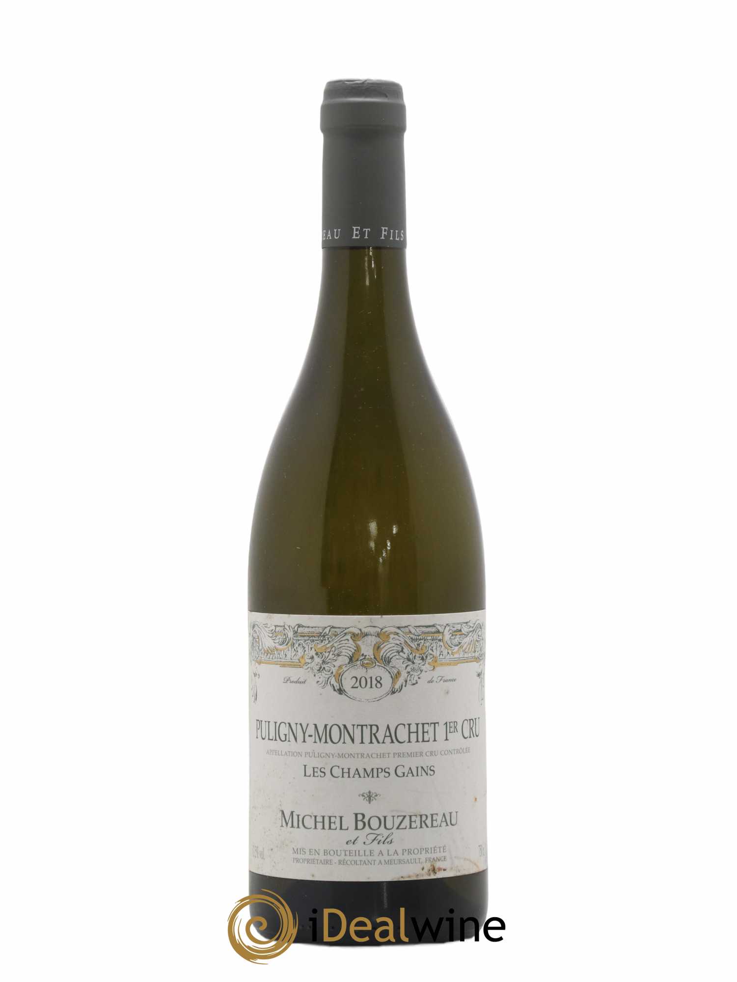 Puligny-Montrachet 1er Cru Les Champs Gains Michel Bouzereau et Fils (Domaine) 2018 - Lot de 1 bouteille - 0