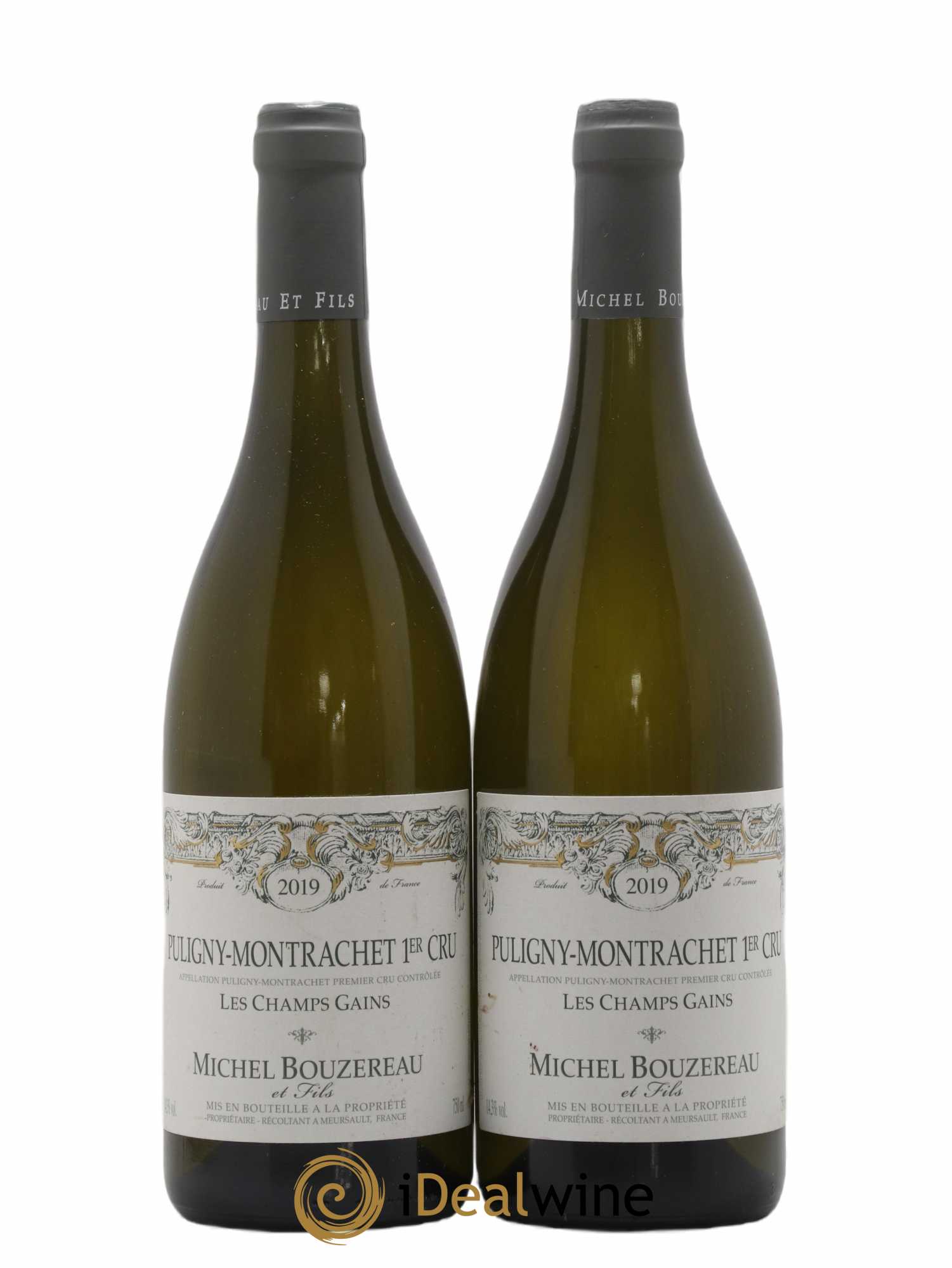 Puligny-Montrachet 1er Cru Les Champs Gains Michel Bouzereau et Fils (Domaine) 2019 - Lot de 2 bouteilles - 0