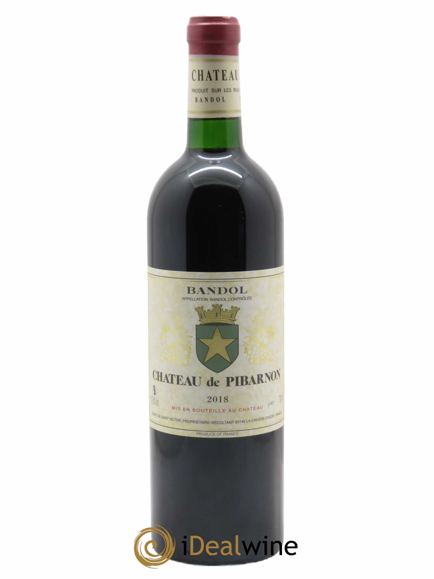 Bandol Château de Pibarnon Comte de Saint-Victor 2018 - Lot de 1 bouteille - 0