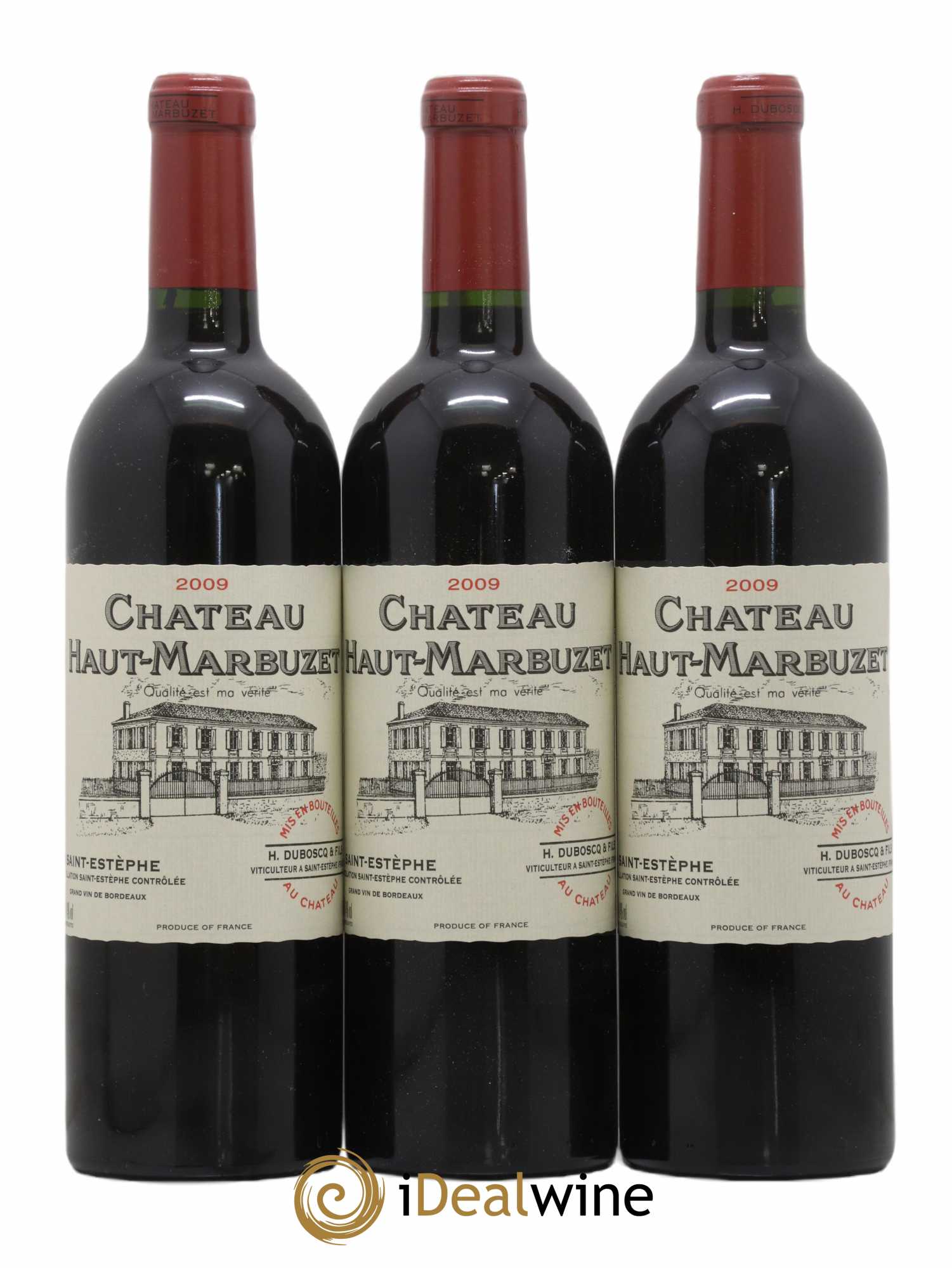 Château Haut Marbuzet 2009 - Lot de 12 bouteilles - 1