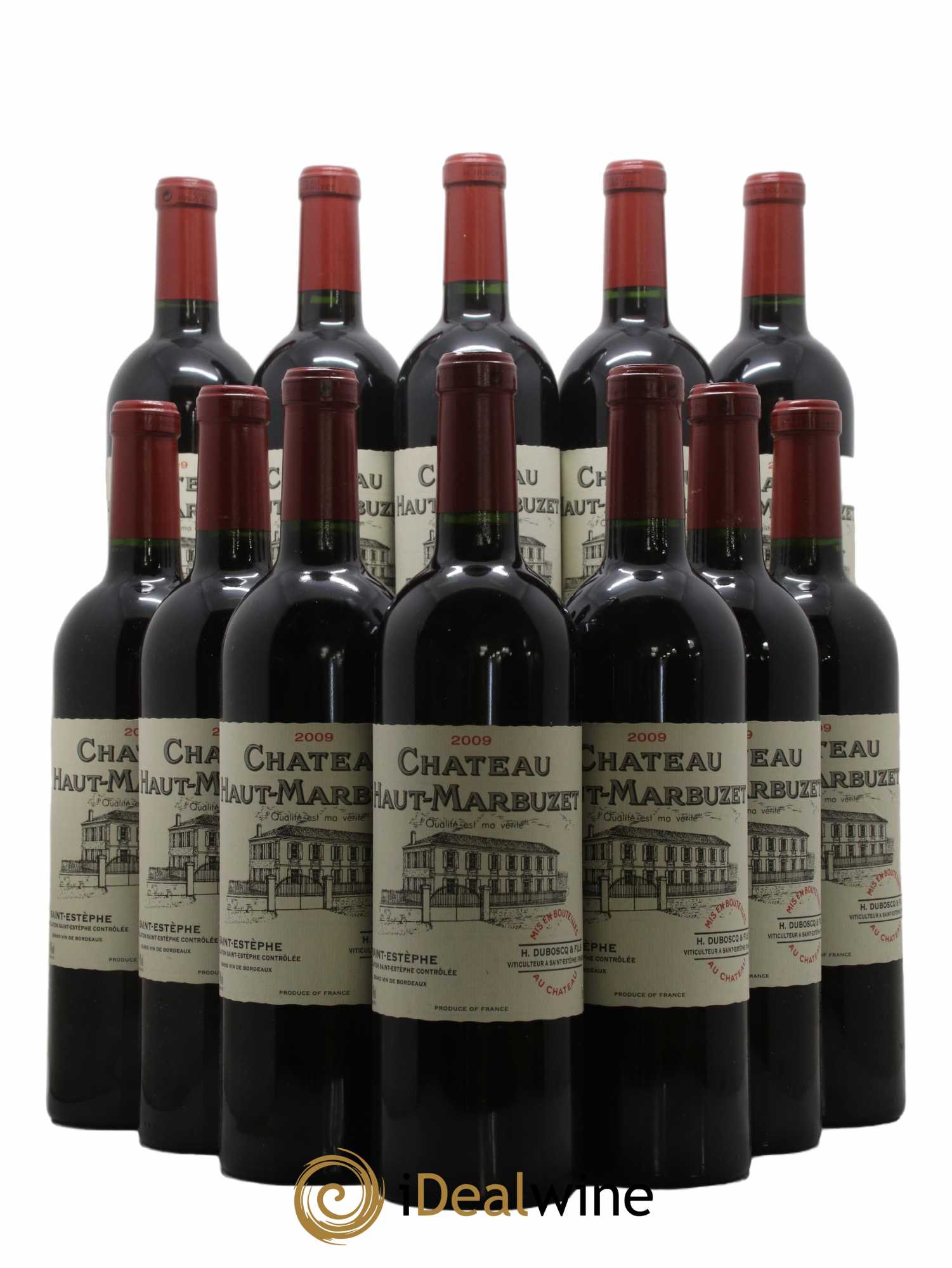 Château Haut Marbuzet 2009 - Lot de 12 bouteilles - 0