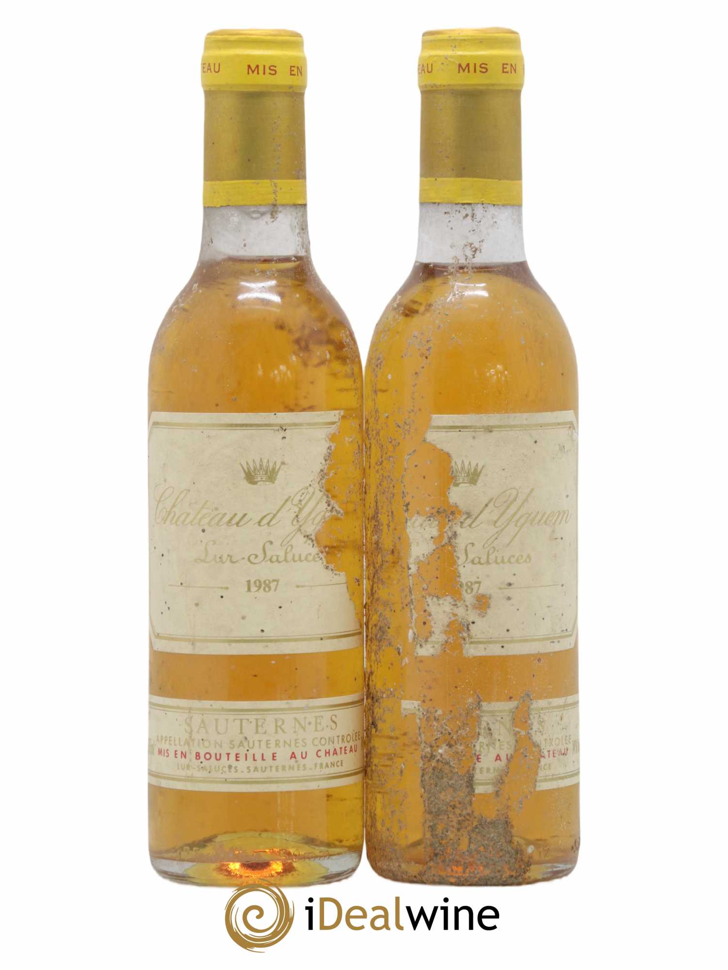 Château d' Yquem 1er Cru Classé Supérieur 1987 - Posten von 2 Demi-Flaschen - 0