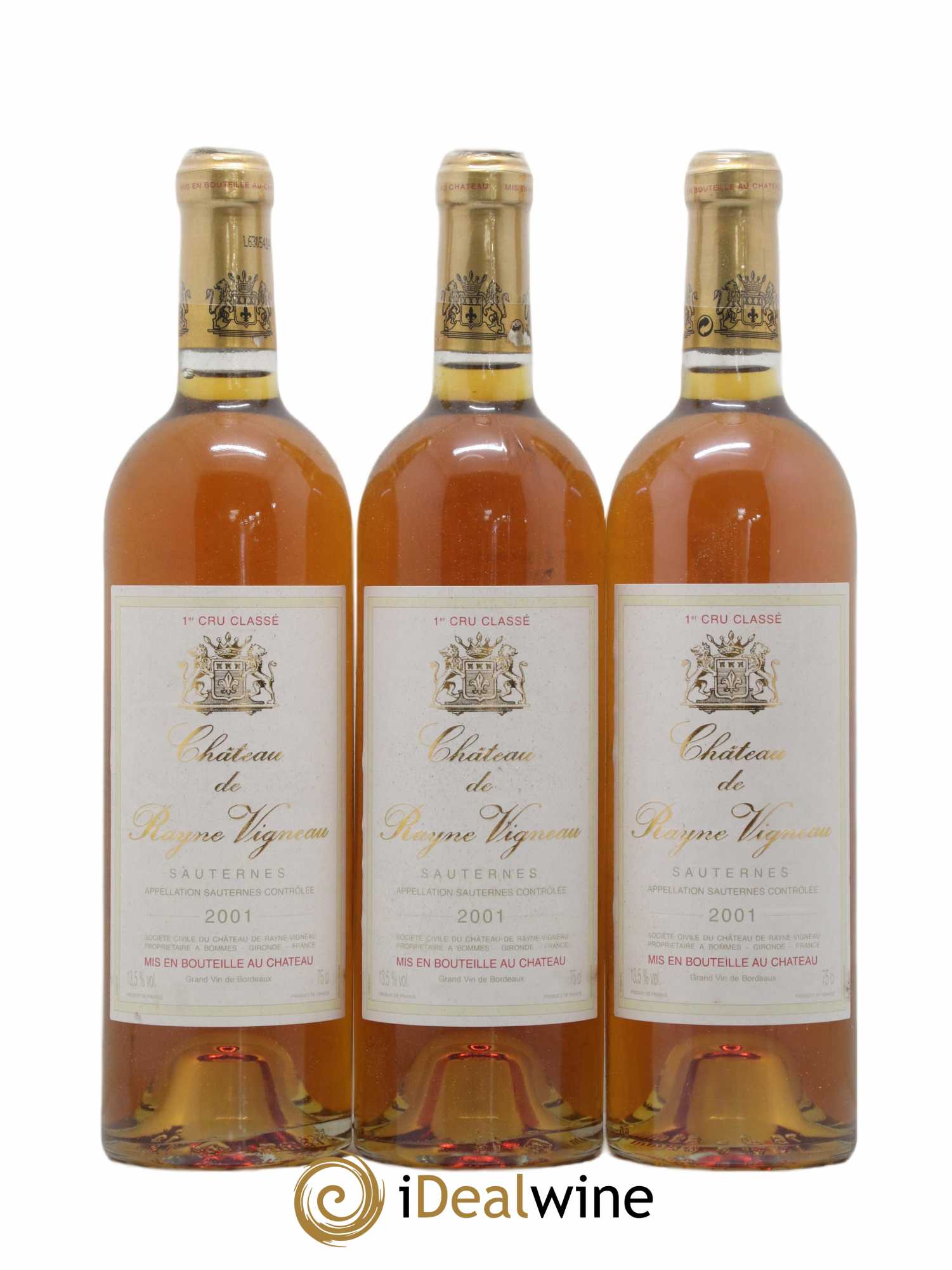 Château de Rayne Vigneau 1er Grand Cru Classé 2001 - Lotto di 12 bottiglie - 2