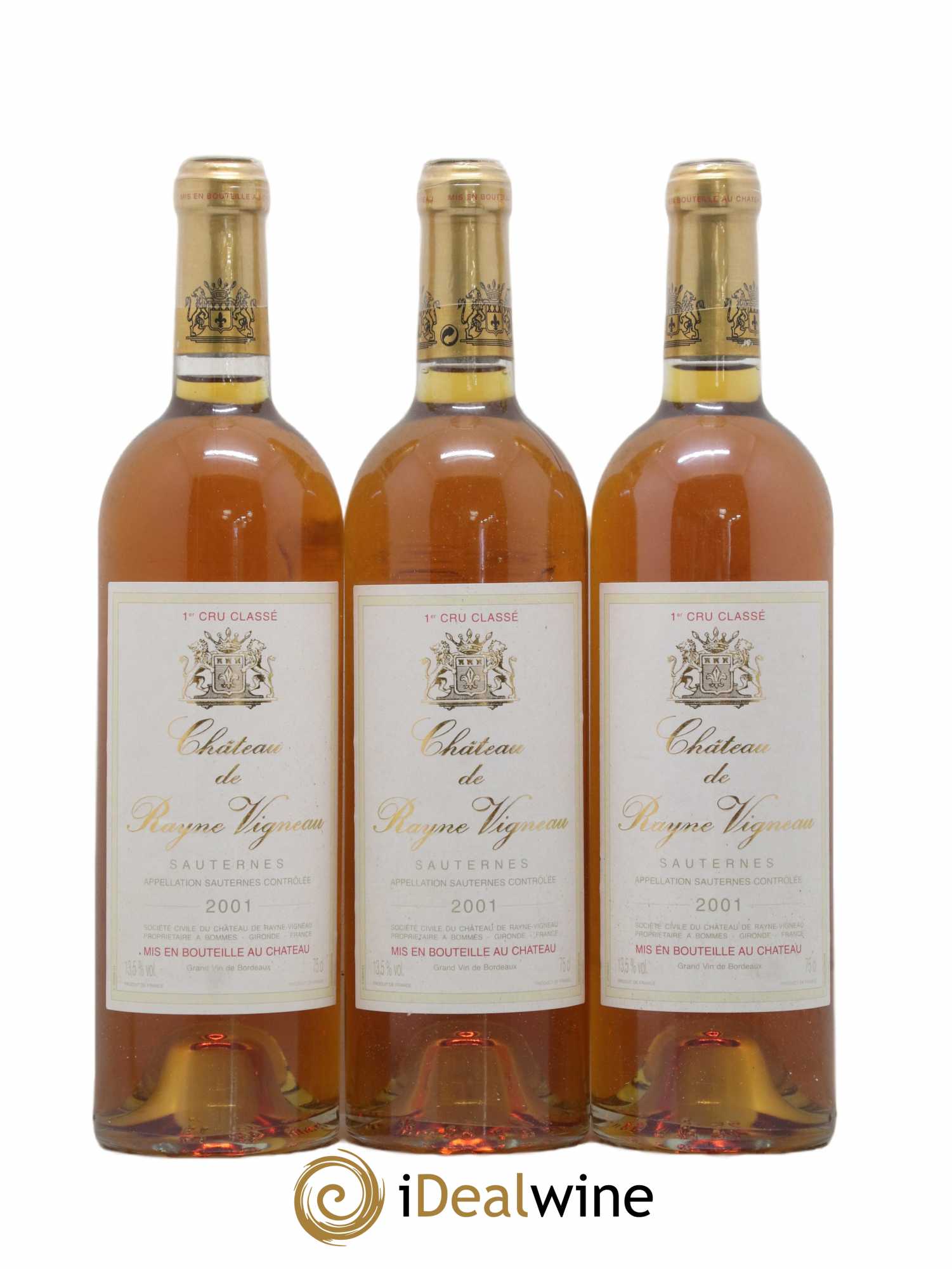 Château de Rayne Vigneau 1er Grand Cru Classé 2001 - Lotto di 12 bottiglie - 3