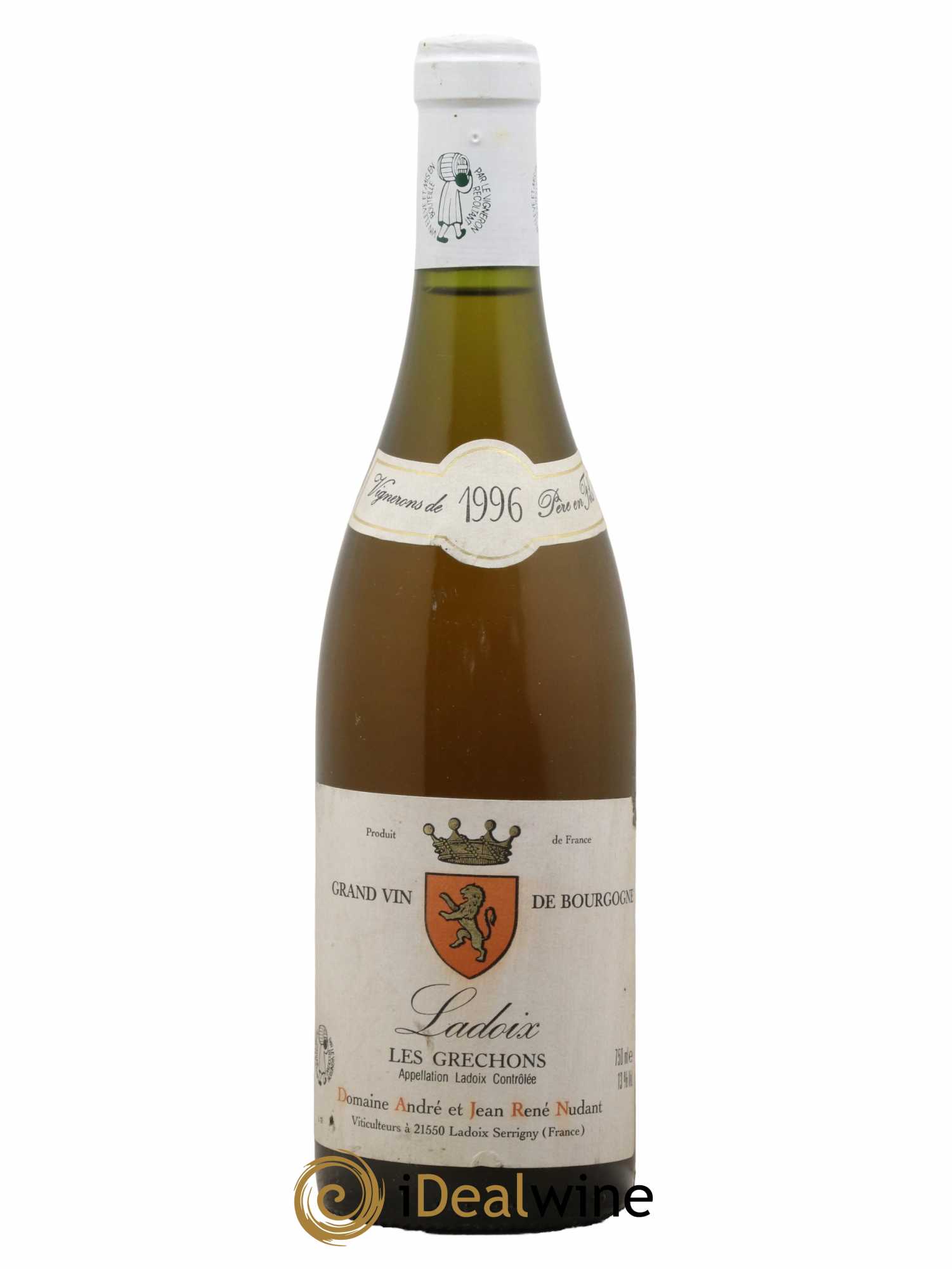 Ladoix Les Grechons Domaine André et Jean Nudant 1996 - Lot de 1 bouteille - 0