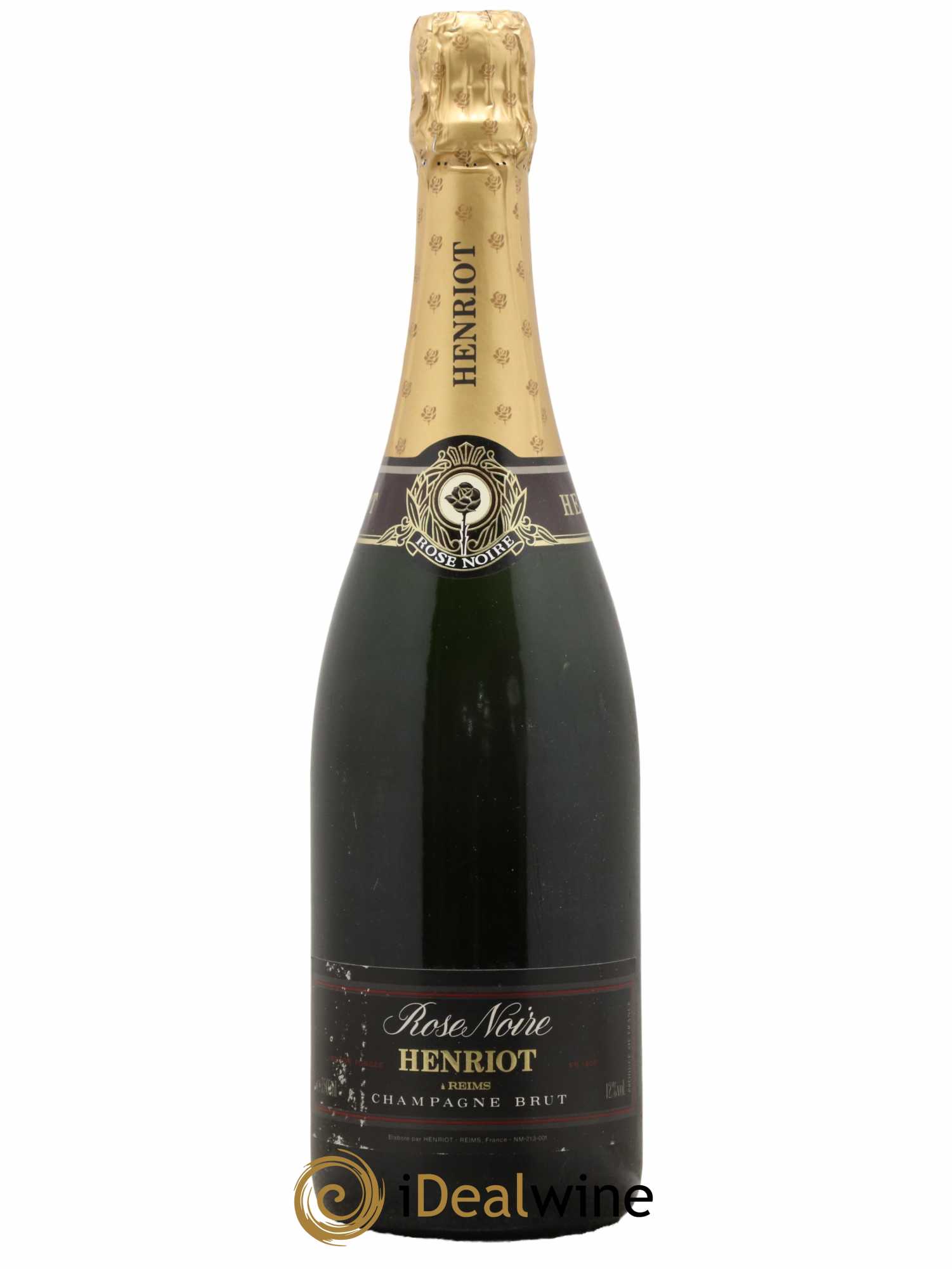 Champagne Brut Rose Noire Henriot - Lot de 1 bouteille - 0