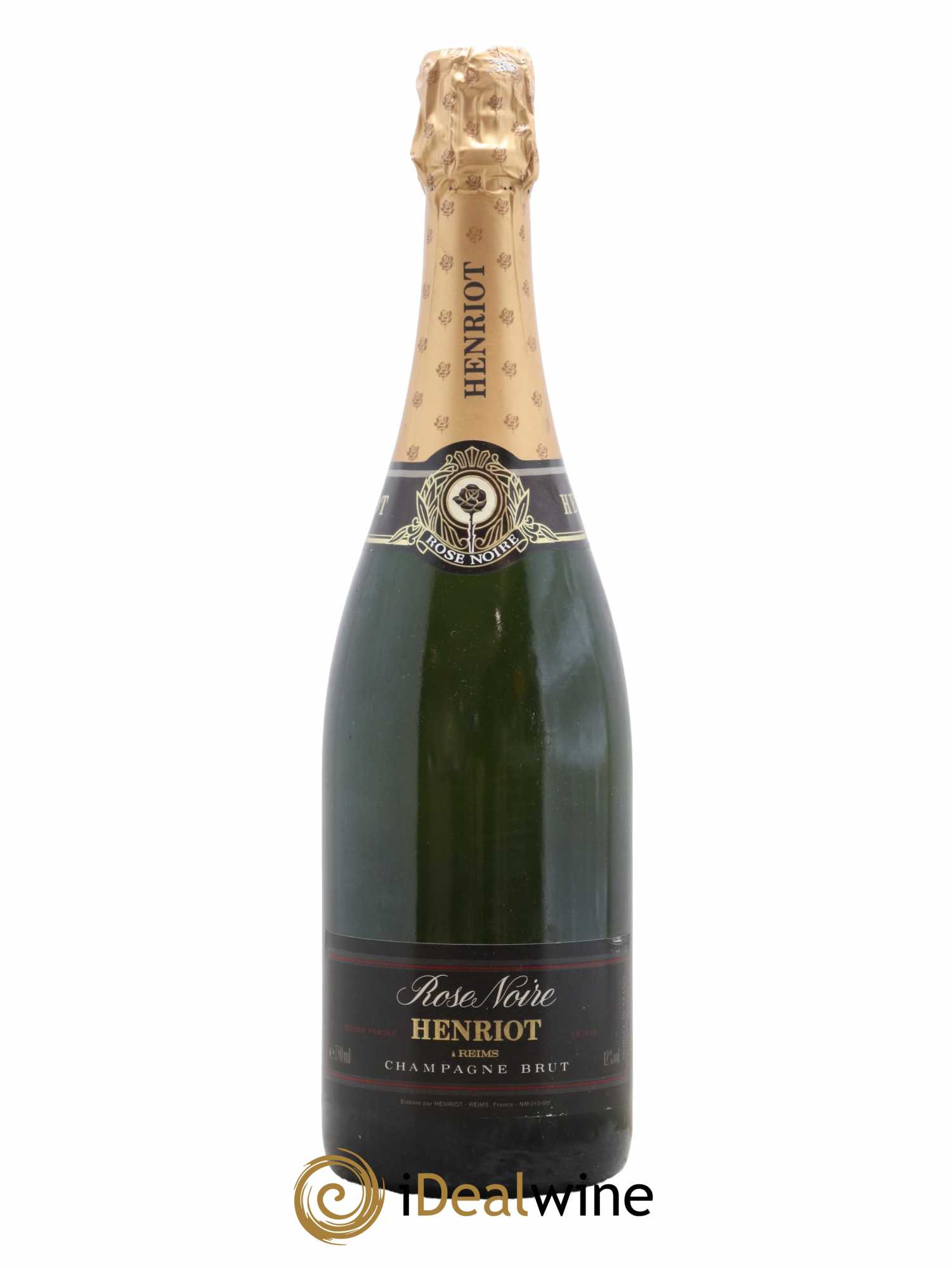 Champagne Brut Rose Noire Henriot - Lot de 1 bouteille - 0