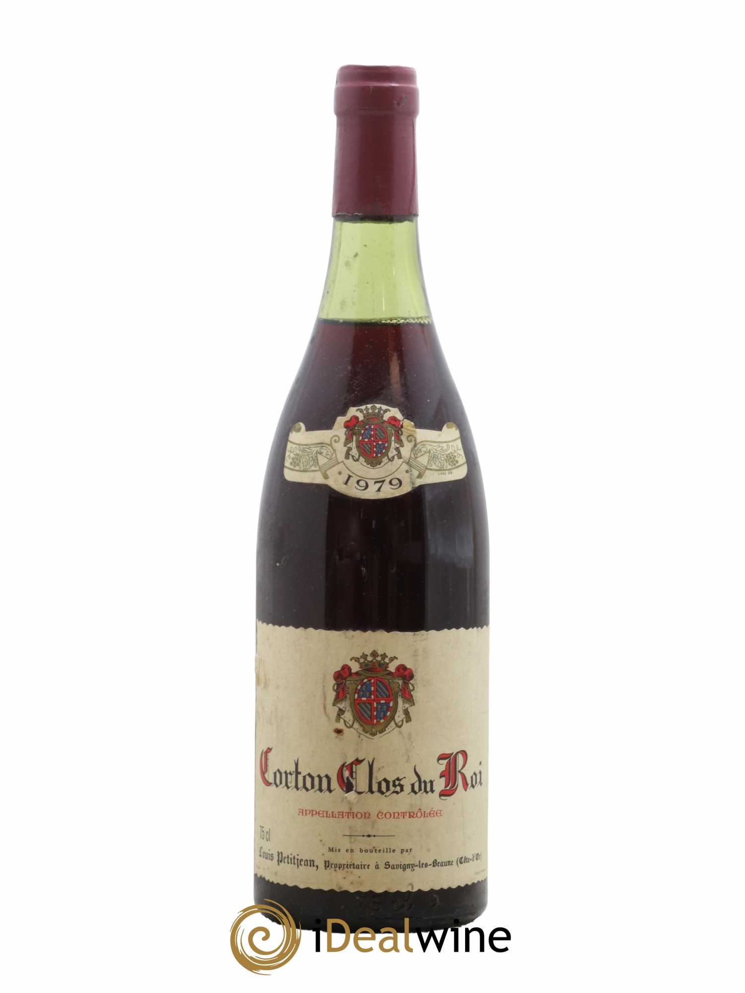Corton Grand Cru Clos Du Roi Domaine Louis Petitjean 1979 - Lot de 1 bouteille - 0