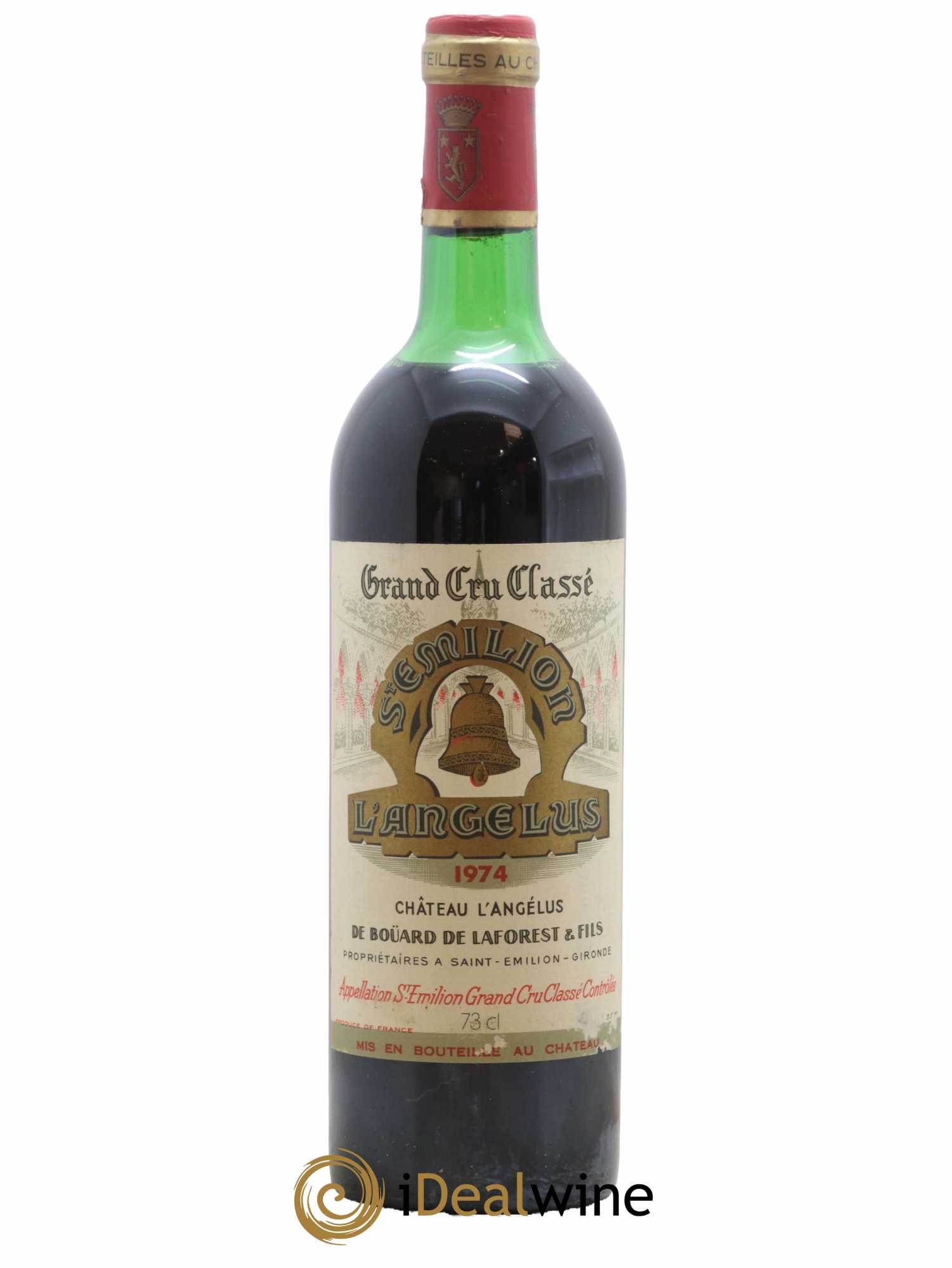 Château Angélus 1er Grand Cru Classé A 1974 - Lot de 1 bouteille - 0