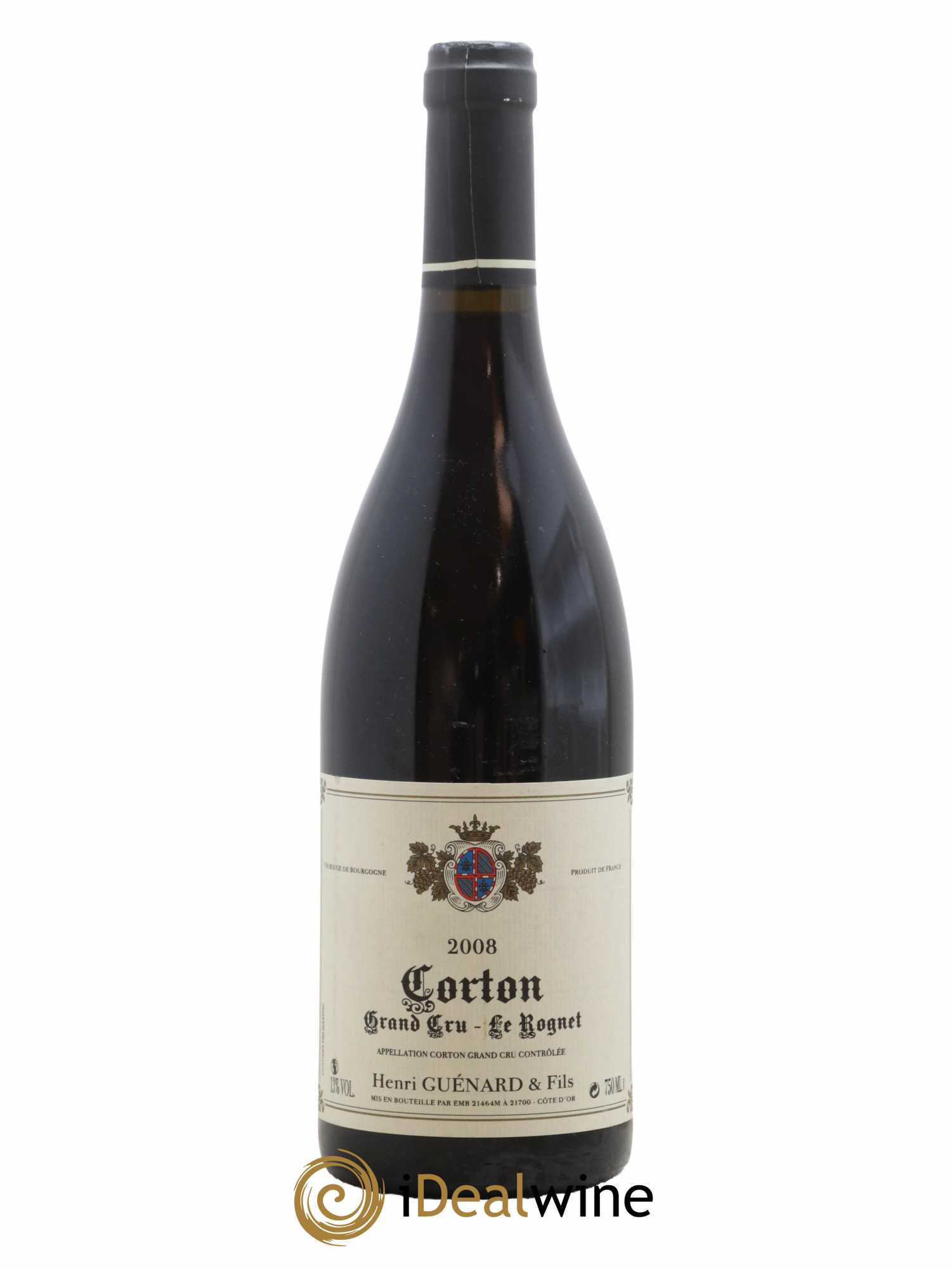 Corton Grand Cru Le Rognet Domaine Henri Guenard & Fils 2008 - Lot de 1 bouteille - 0