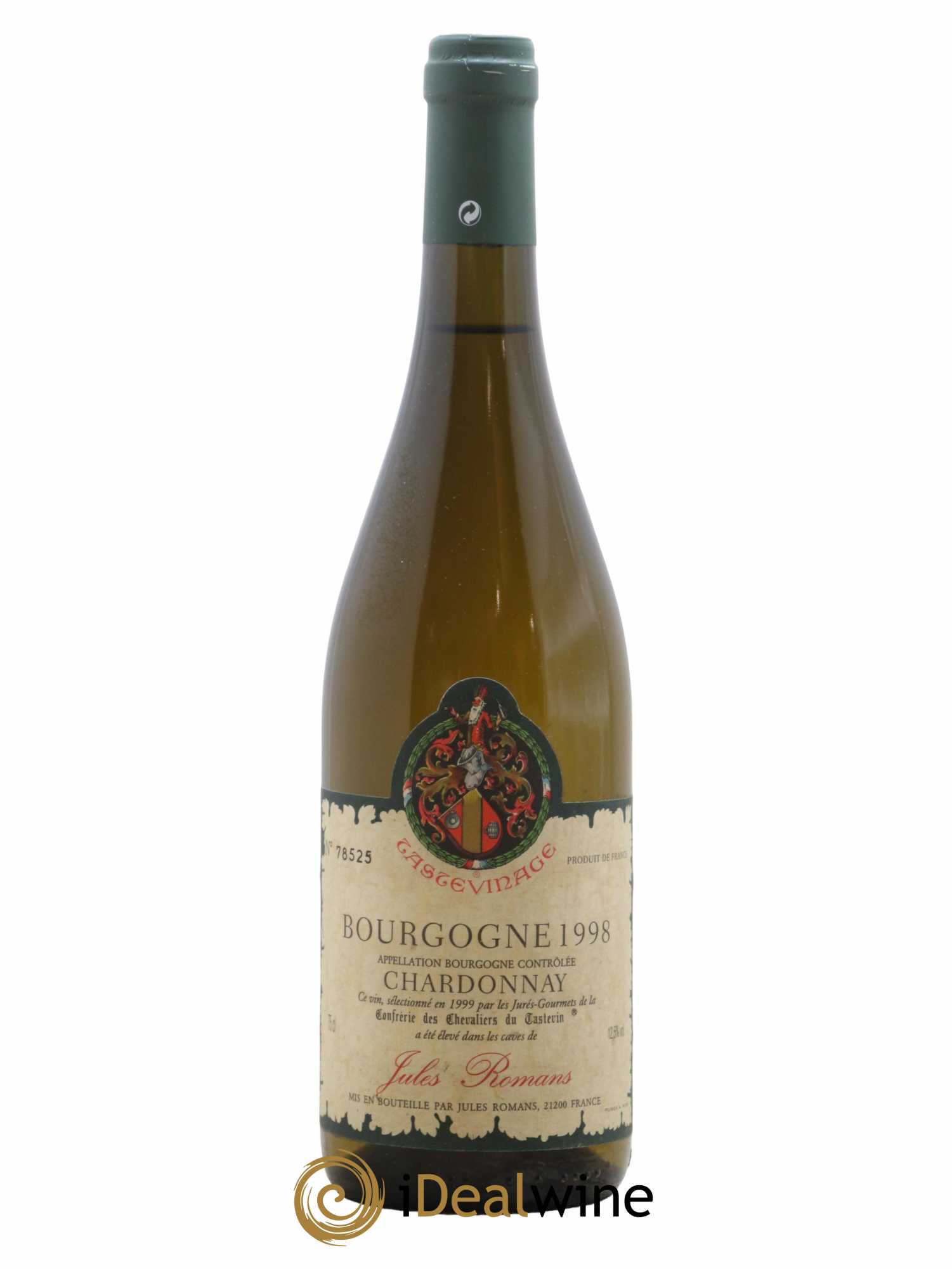 Bourgogne Jules Romans Tastevinage 1998 - Lot de 1 bouteille - 0