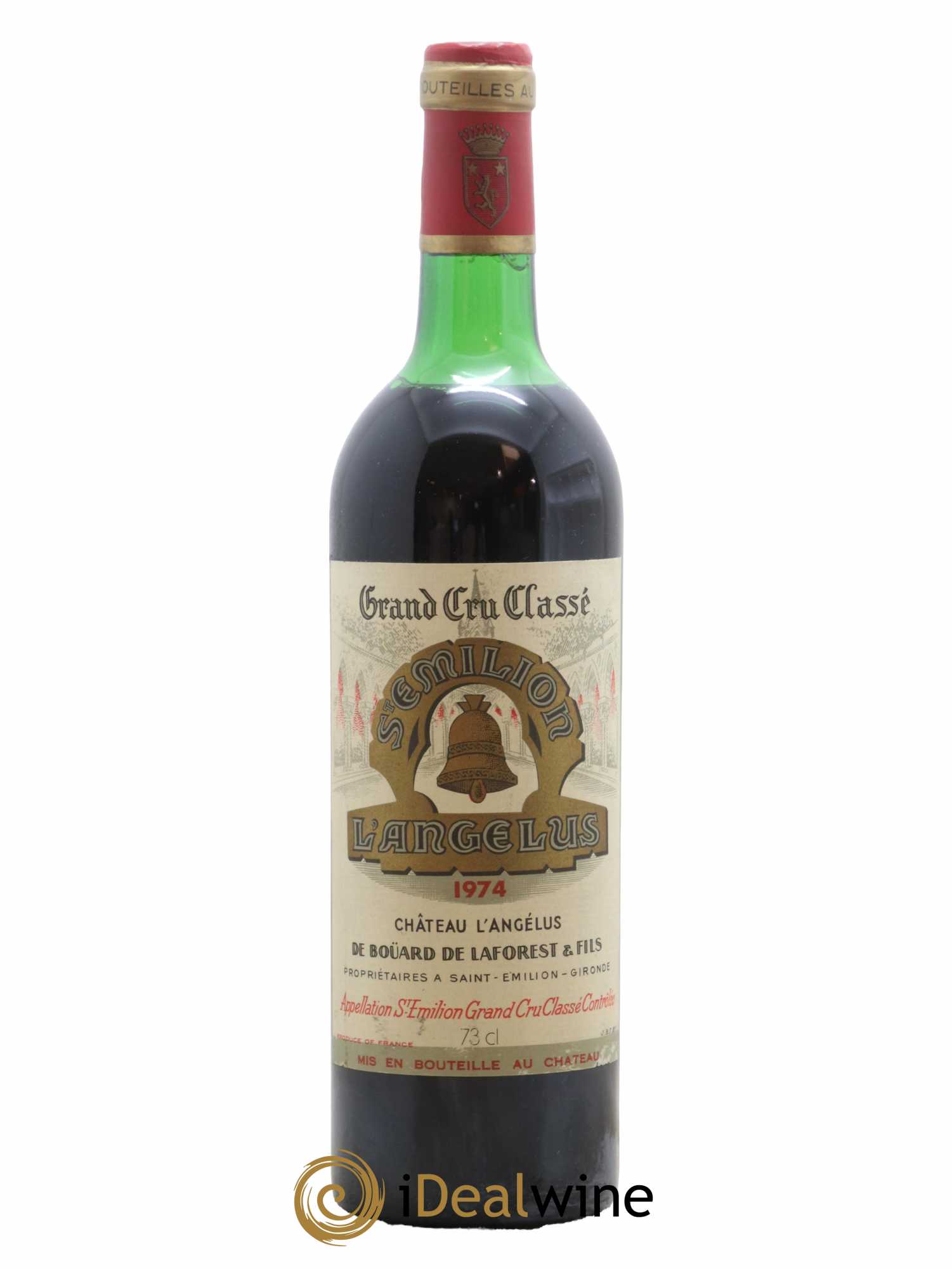 Château Angélus 1er Grand Cru Classé A 1974 - Lot de 1 bouteille - 0