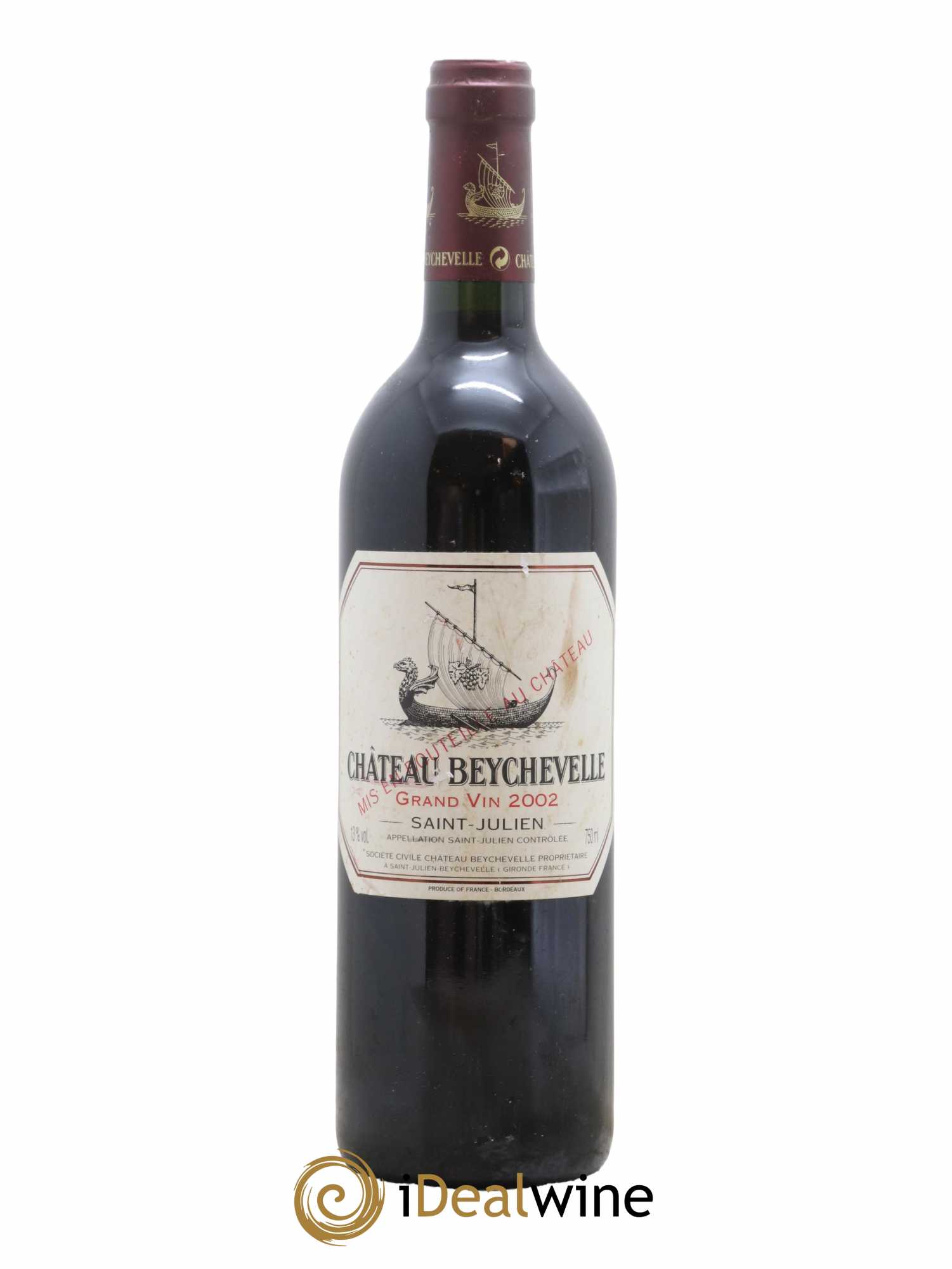 Château Beychevelle 4ème Grand Cru Classé 2002 - Lot de 1 bouteille - 0