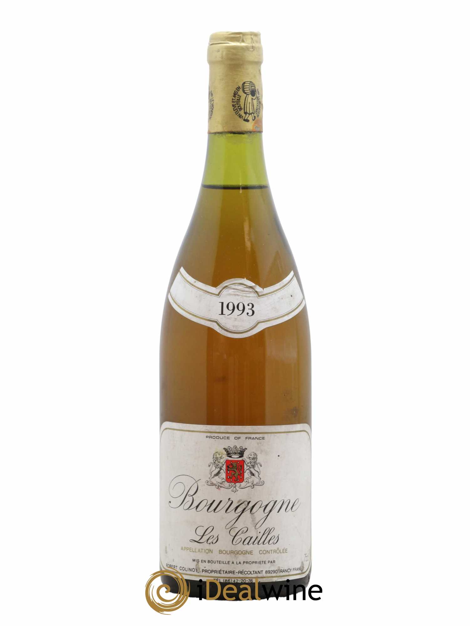 Bourgogne Les Cailles Domaine Colinot 1993 - Lot de 1 bouteille - 0