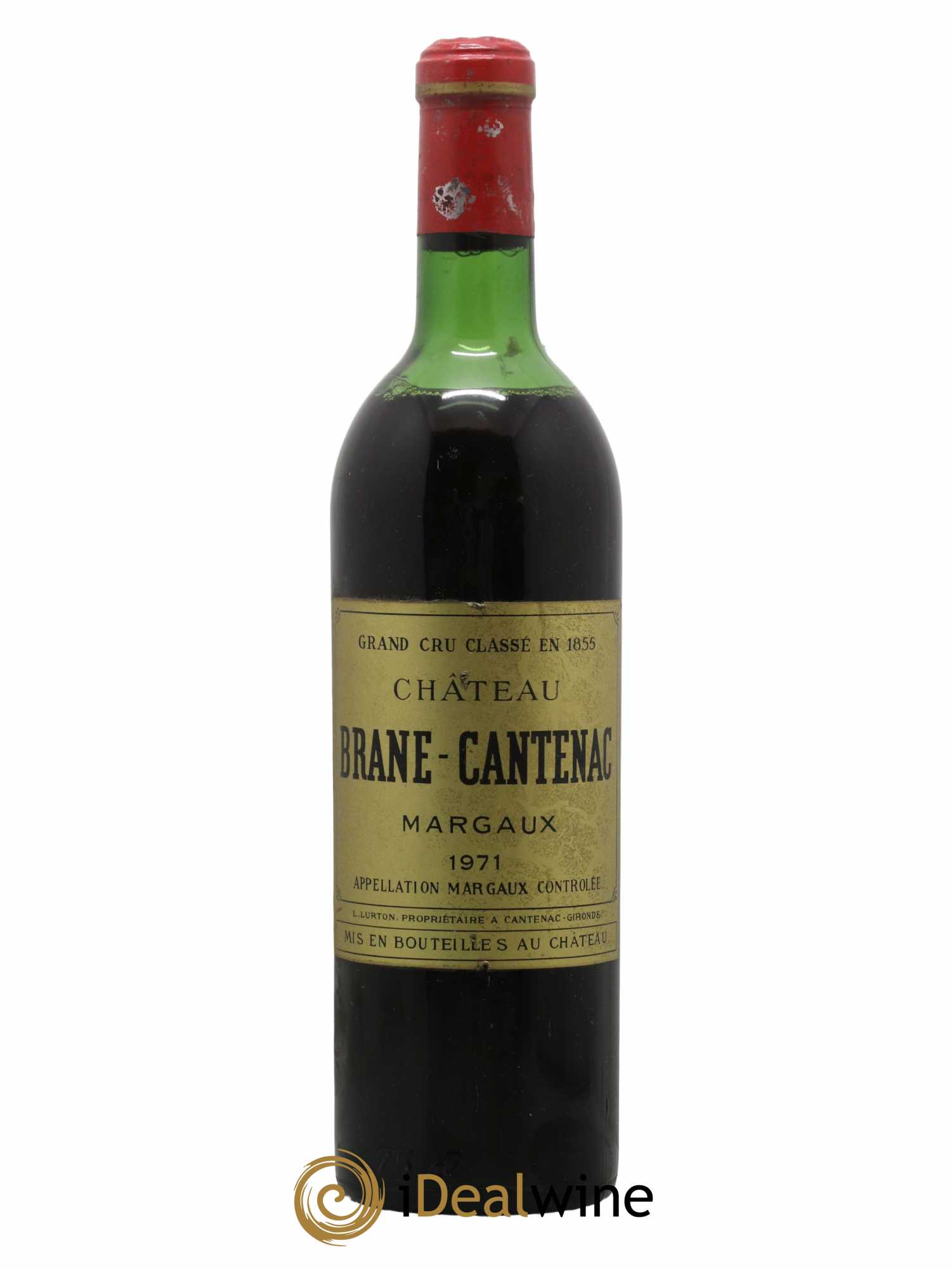Château Brane Cantenac 2ème Grand Cru Classé 1971 - Lot de 1 bouteille - 0