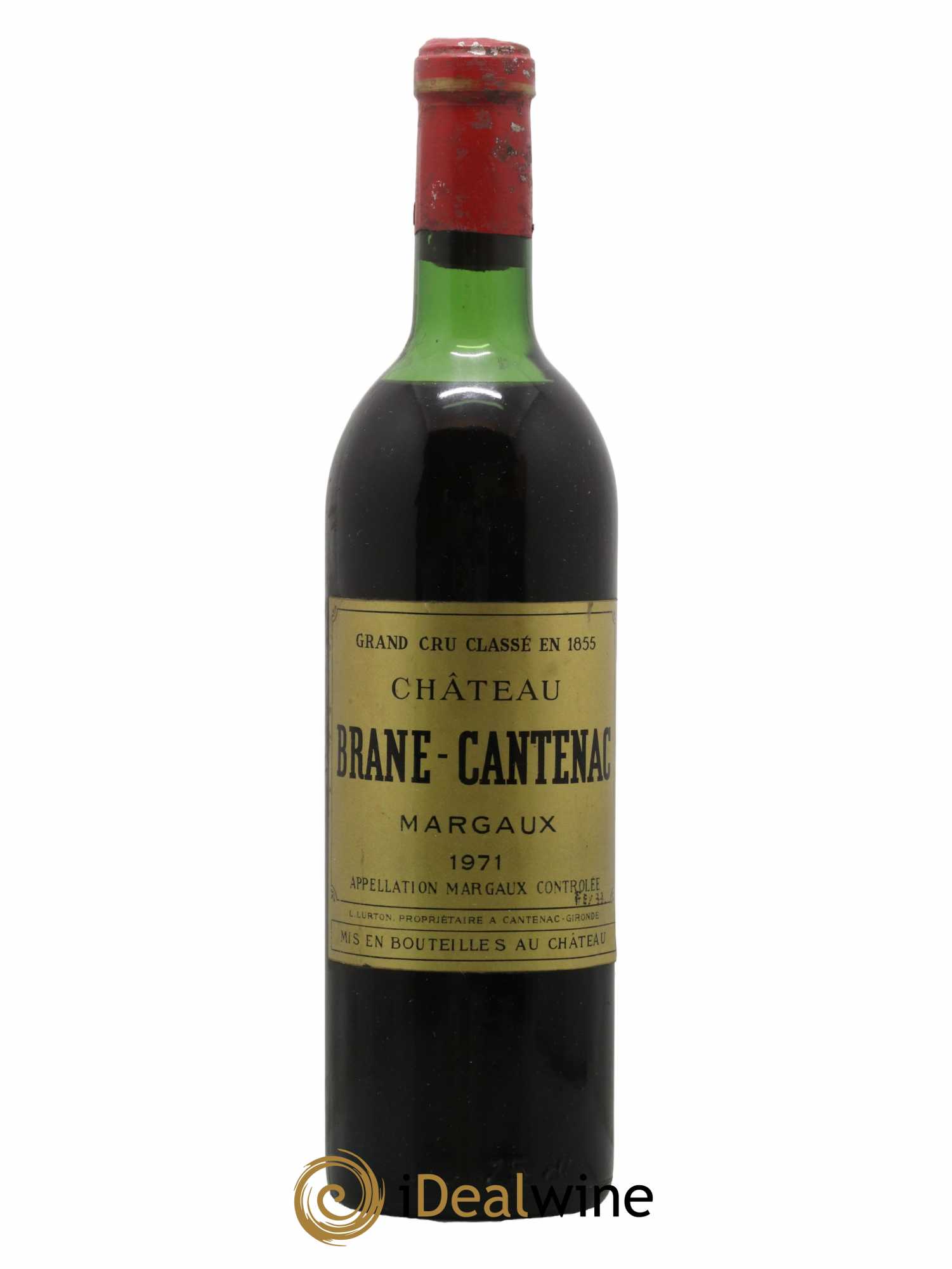 Château Brane Cantenac 2ème Grand Cru Classé 1971 - Lot de 1 bouteille - 0