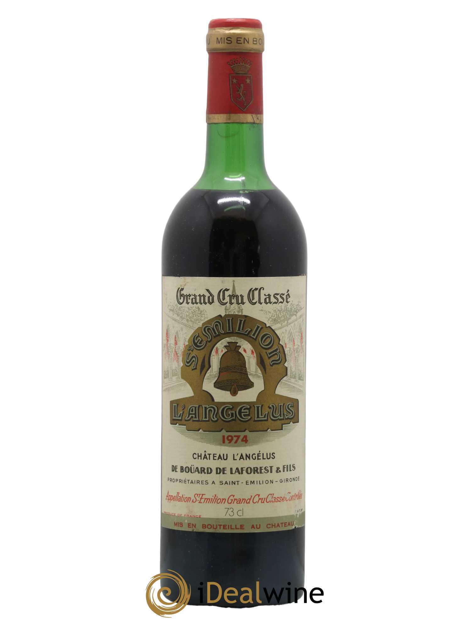 Château Angélus 1er Grand Cru Classé A 1974 - Lot de 1 bouteille - 0