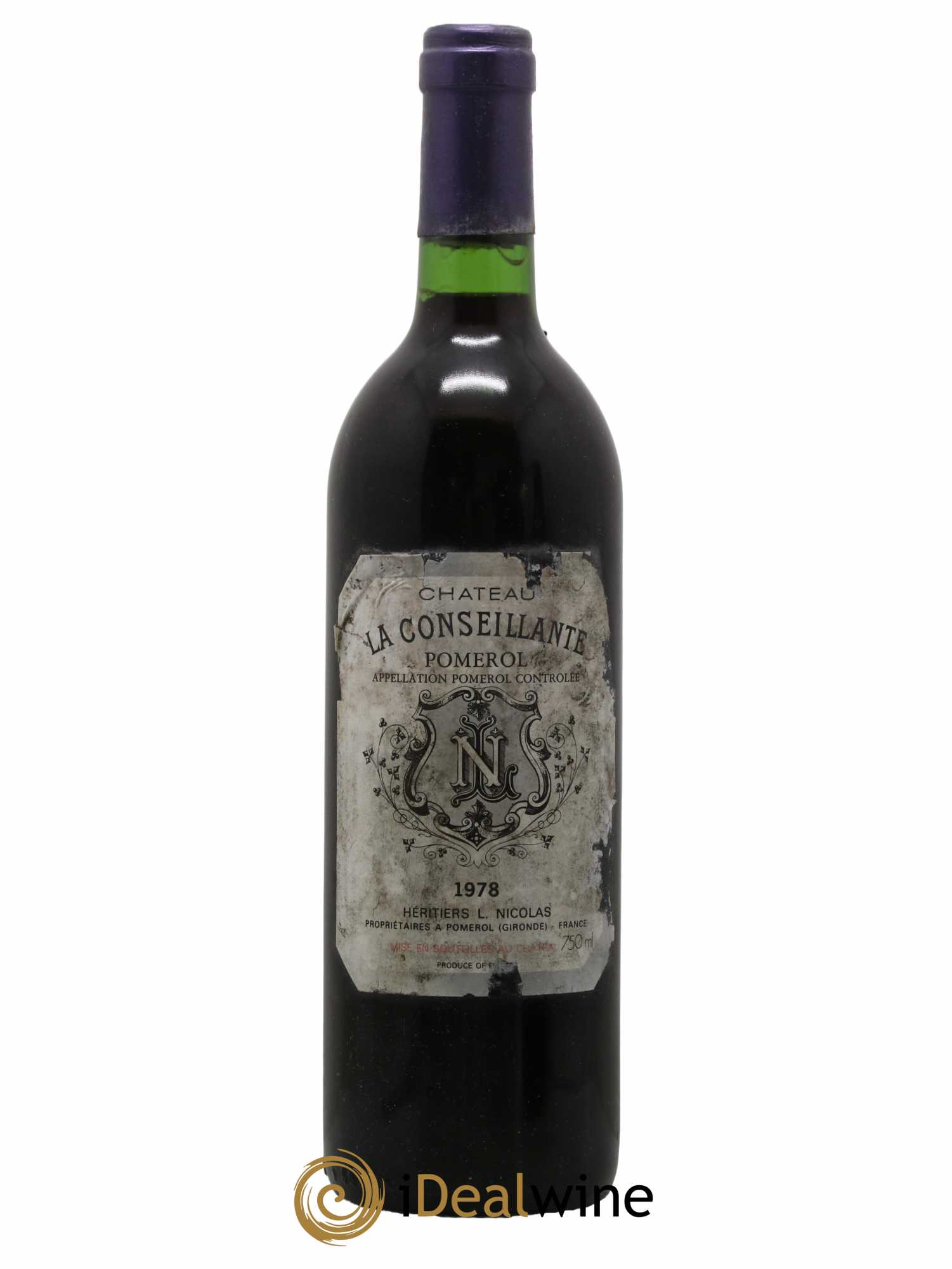 Château la Conseillante 1978 - Lot de 1 bouteille - 0