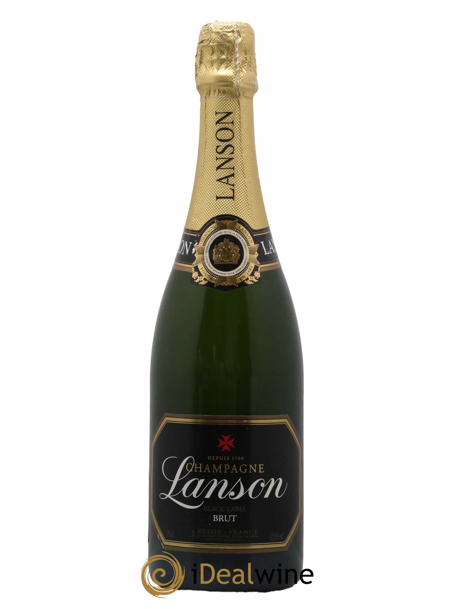 Champagne Brut Black Label Maison Lanson - Lot de 1 bouteille - 0