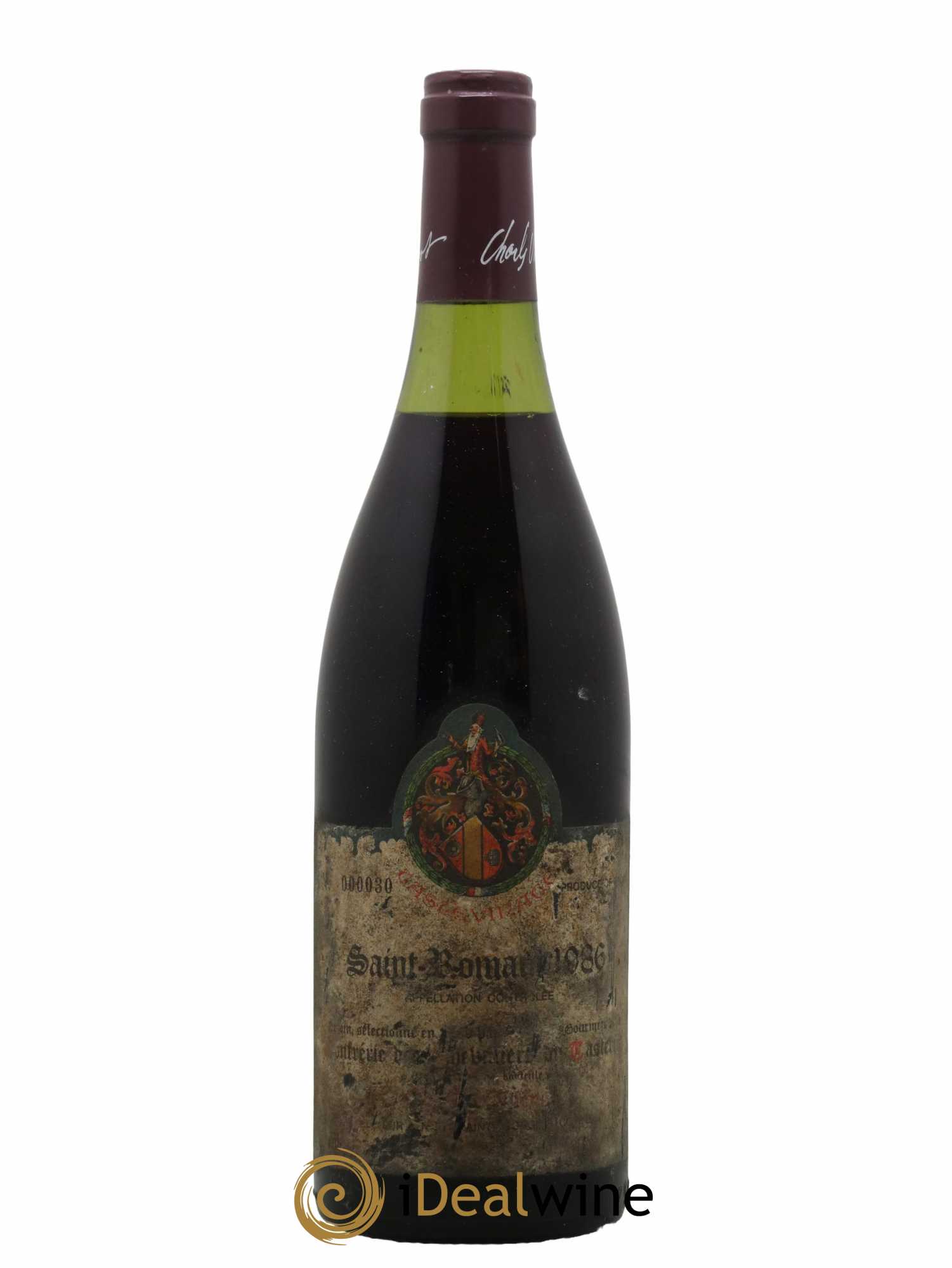 Saint-Romain Domaine Charles Viénot Tastevinage 1986 - Lot de 1 bouteille - 0