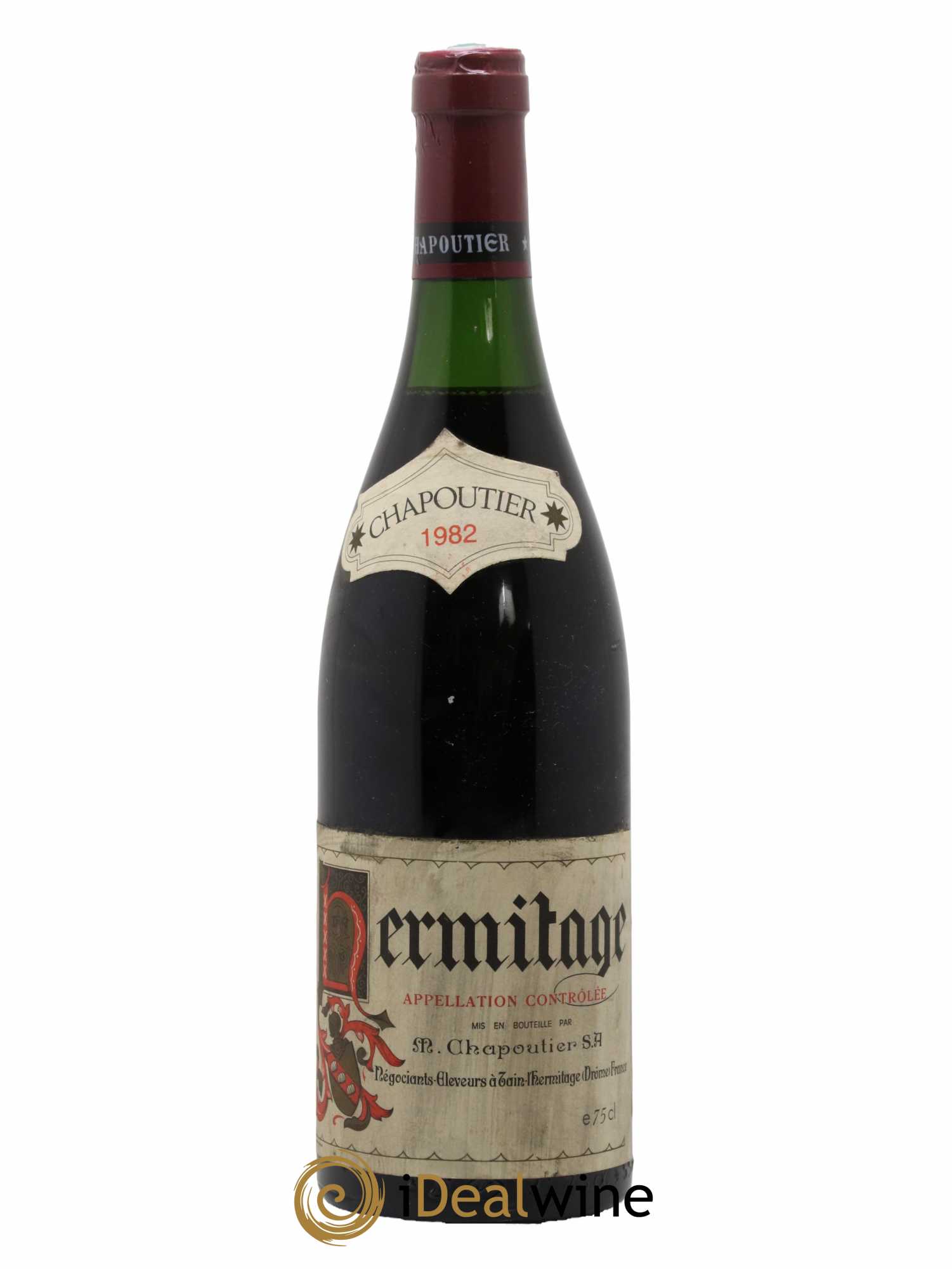 Hermitage Chapoutier 1982 - Lot de 1 bouteille - 0