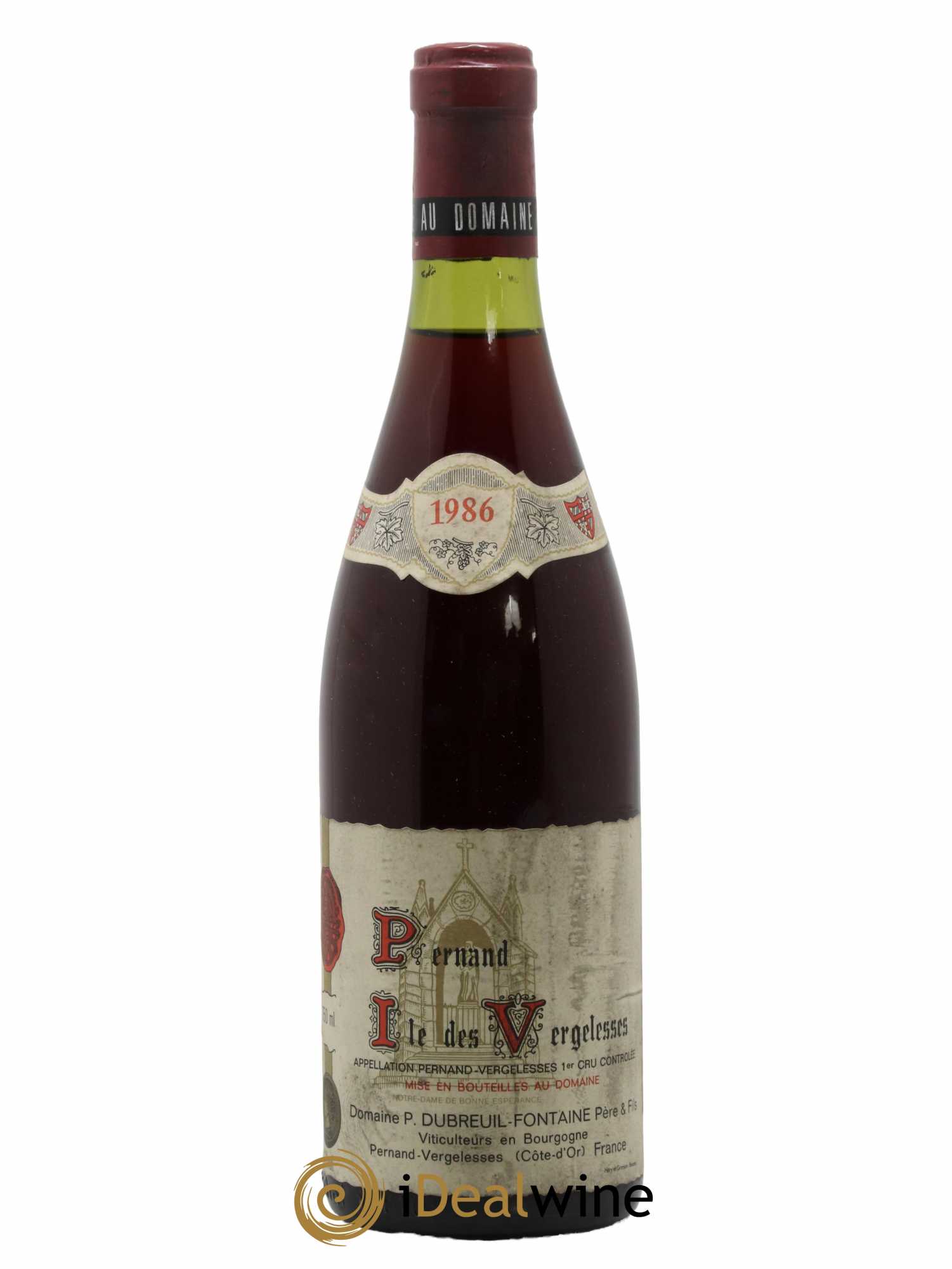 Pernand-Vergelesses 1er Cru Ile des Vergelesses Dubreuil-Fontaine (Domaine) 1986 - Lot de 1 bouteille - 0