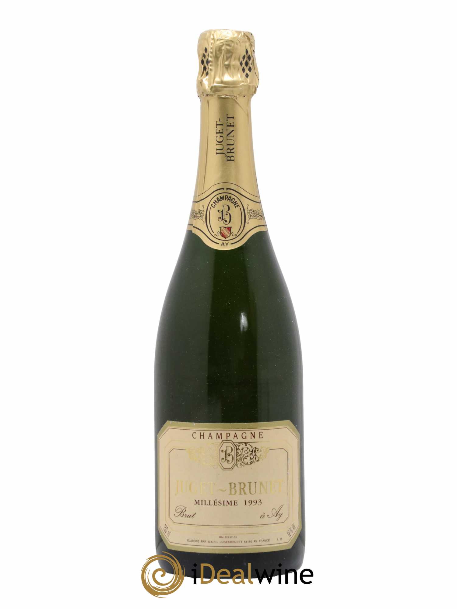 Champagne Juget-Brunet 1993 - Lot de 1 bouteille - 0