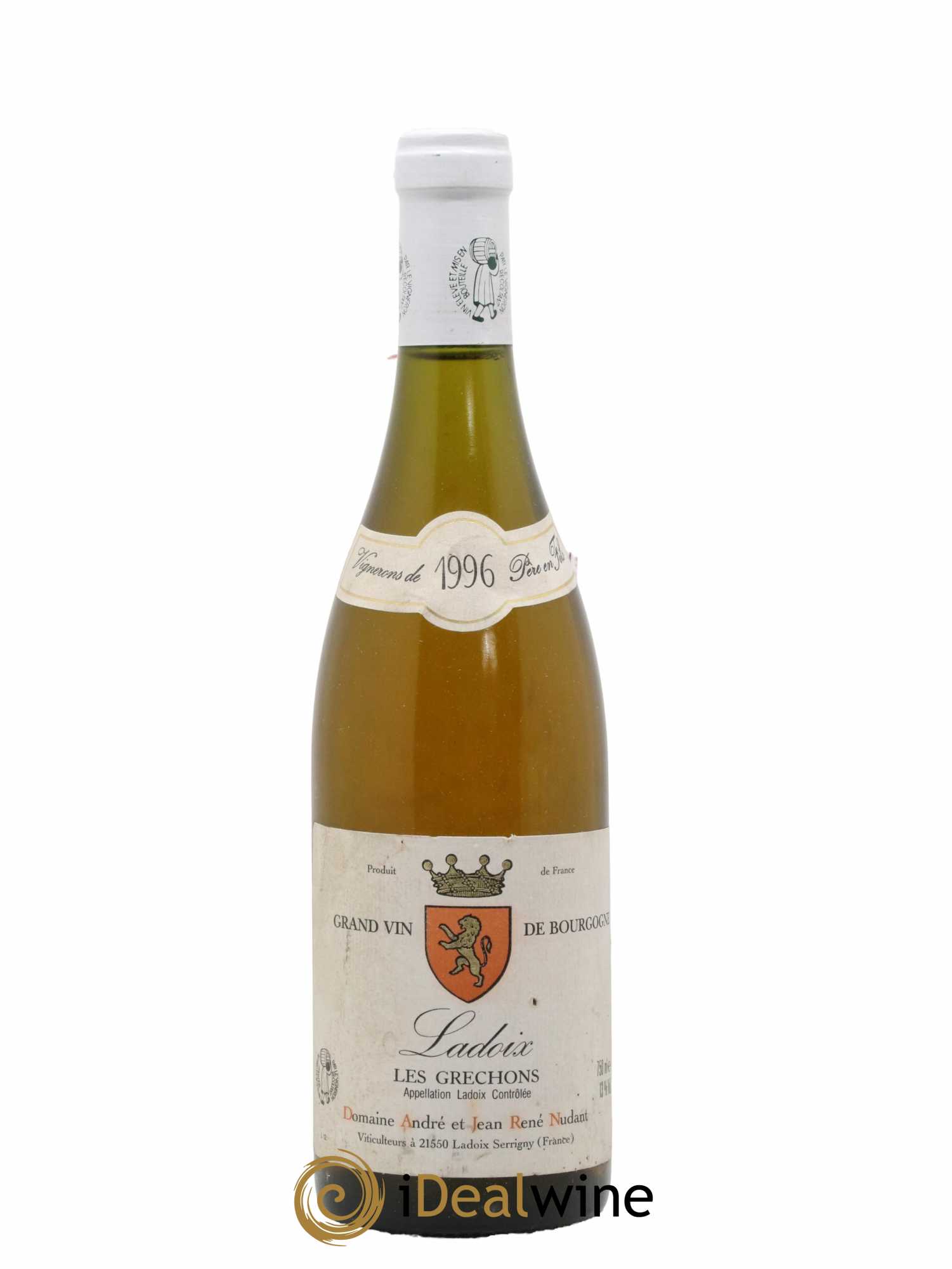 Ladoix Les Grechons Domaine André et Jean René Nudant 1996 - Lot de 1 bouteille - 0