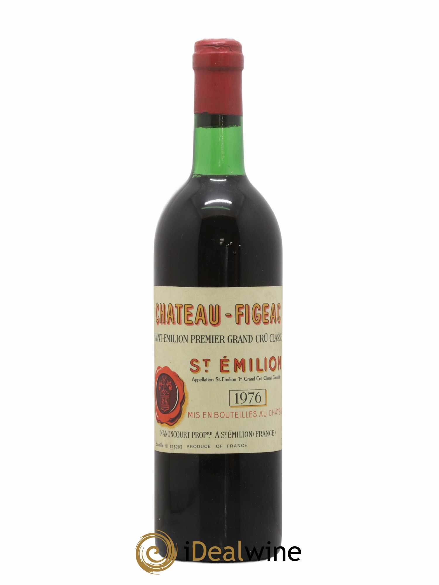 Château Figeac 1er Grand Cru Classé A 1976 - Lot de 1 bouteille - 0