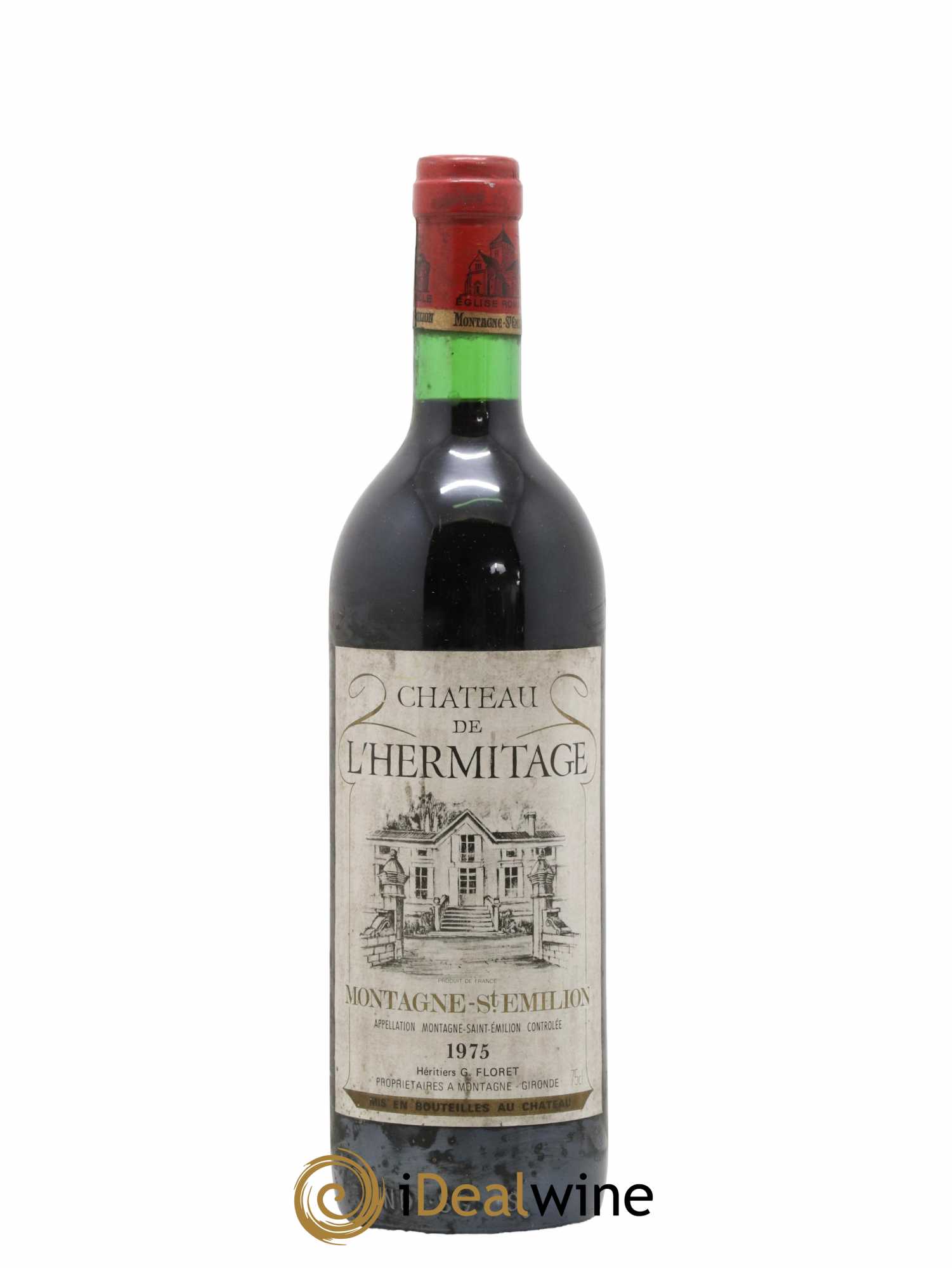 Montagne Saint-Émilion Château de L'Hermitage 1975 - Lot de 1 bouteille - 0