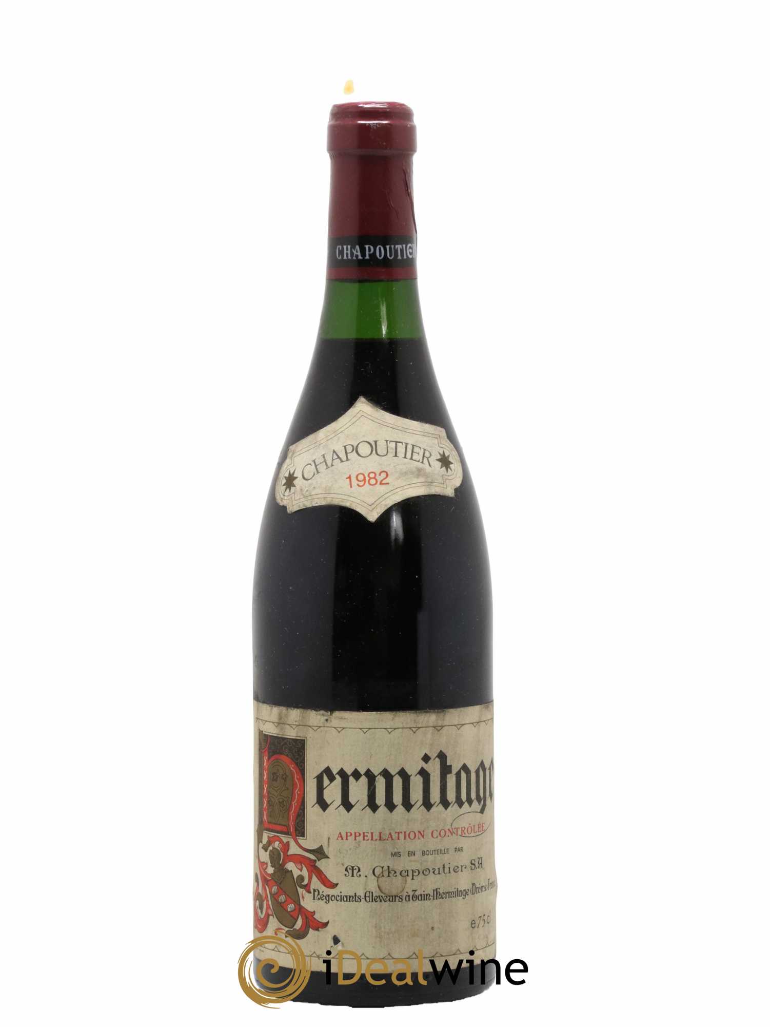 Hermitage Chapoutier 1982 - Lot de 1 bouteille - 0